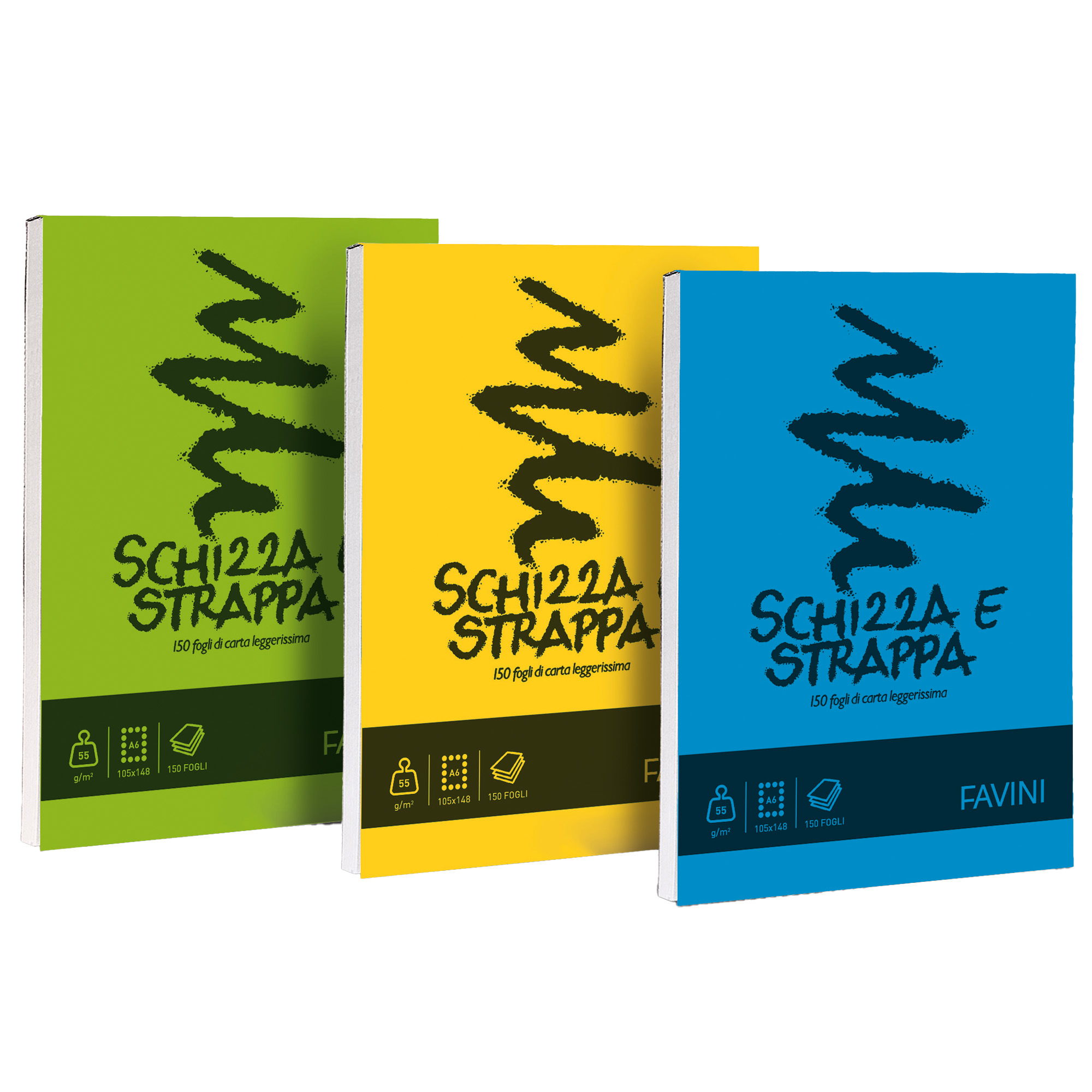 Blocco Schizza & Strappa - A6 - 105 …
