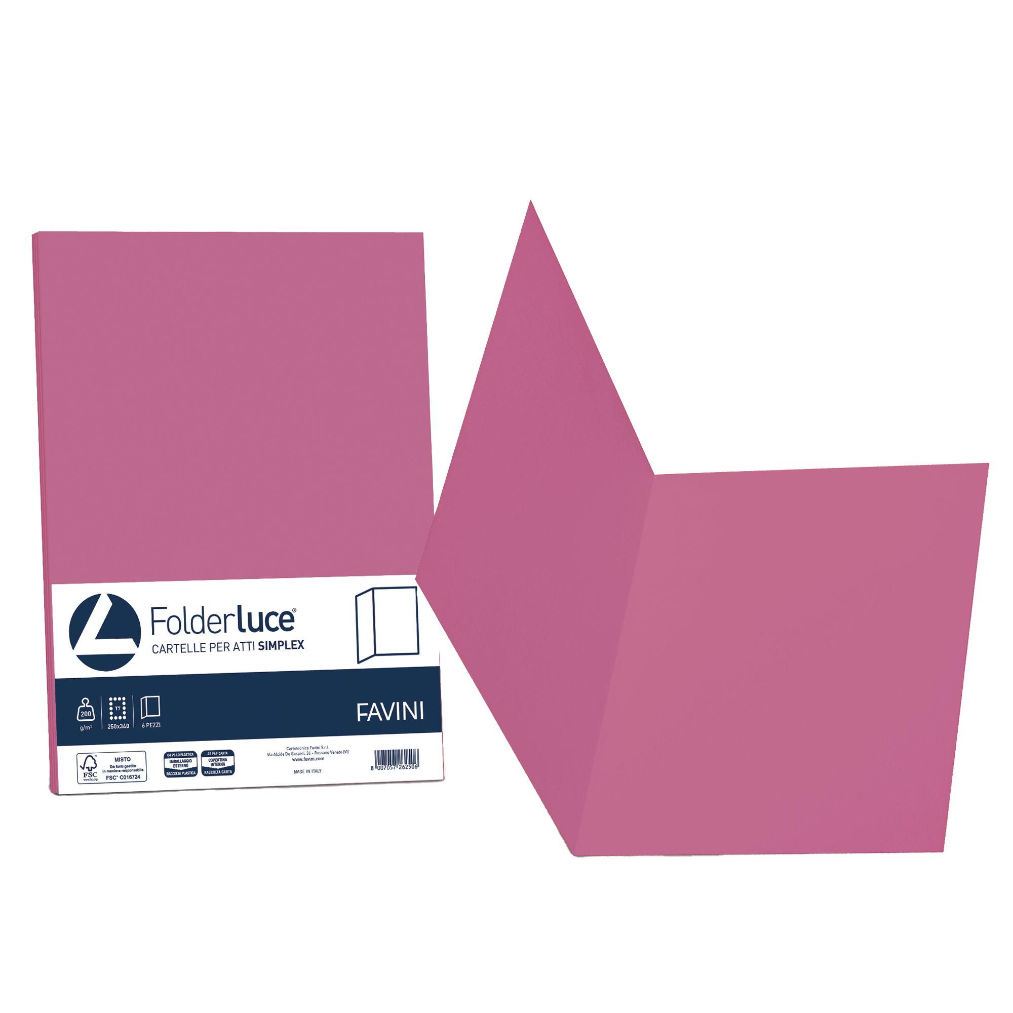 Cartellina semplice Luce - 200 gr - A4 …