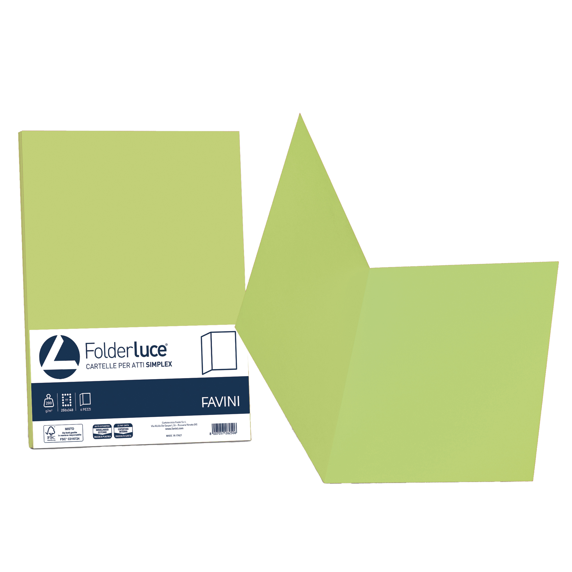 Cartellina semplice Luce - 200 gr - A4 …