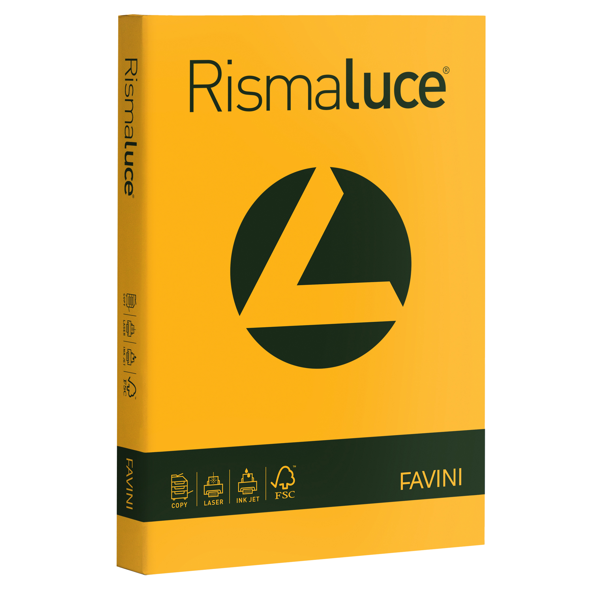 FAVINI HOME-OFFICE PROFESSIONAL RISMALUCE - Giallo oro - A4 (210 x 297 mm) - 200 g/m² - 125 fogli carta comune