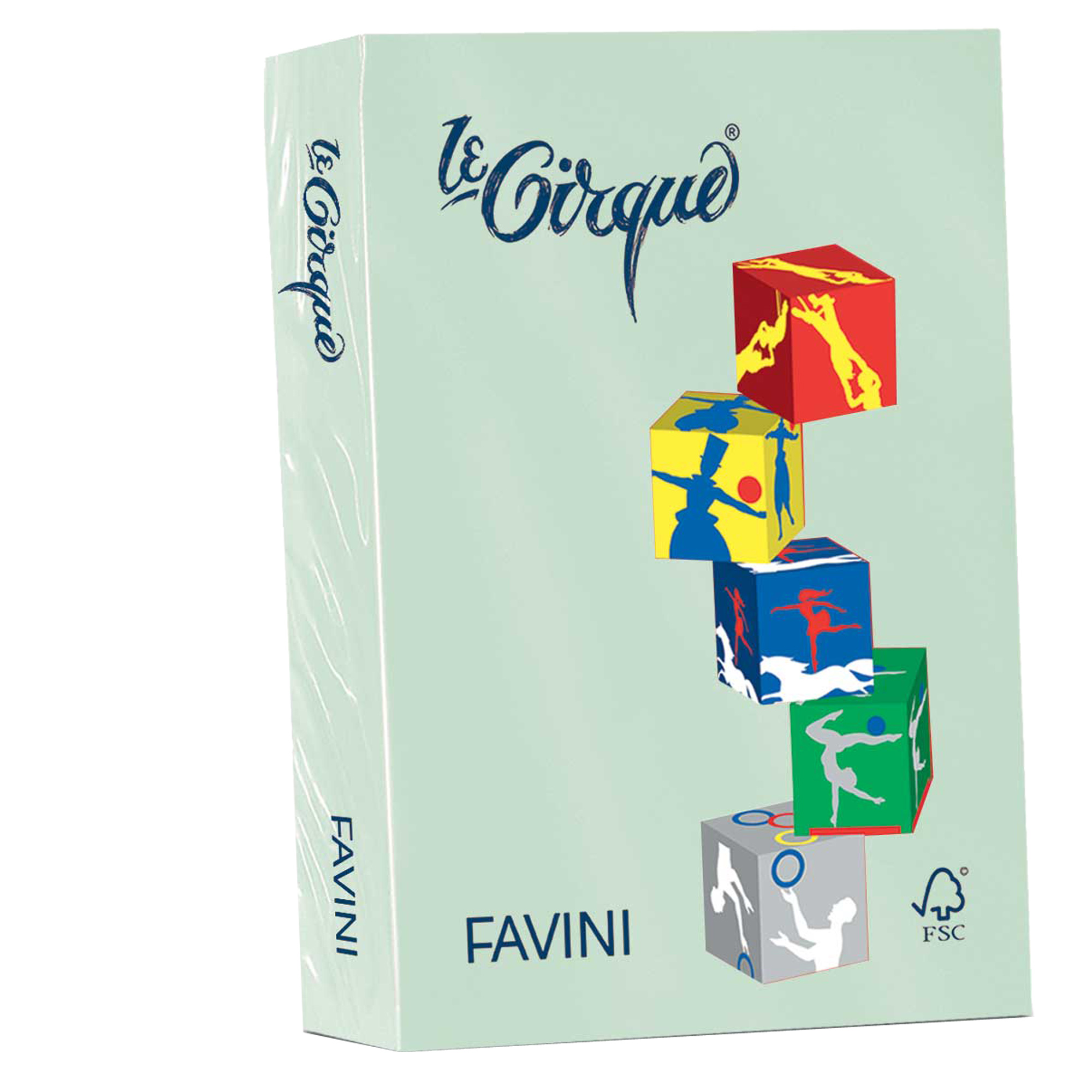 FAVINI HOME-OFFICE BASIC Le Cirque - Pistacchio - A4 (210 x 297 mm) - 80 g/m² - 500 fogli carta comune