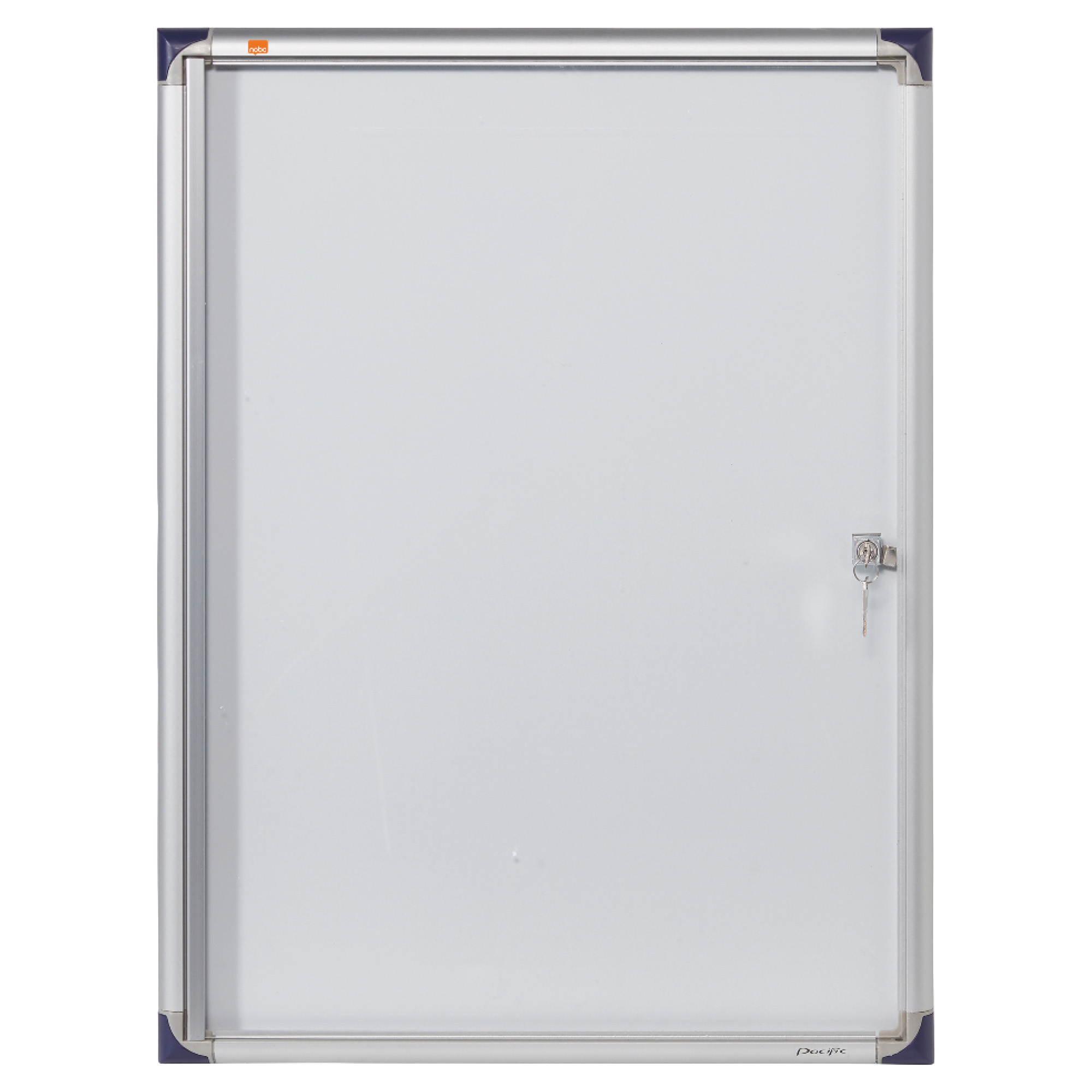 Nobo Extra - Bacheca chiusa - montabile a parete - 450 x 630 mm - 4 x A4 - magnetica - bianco