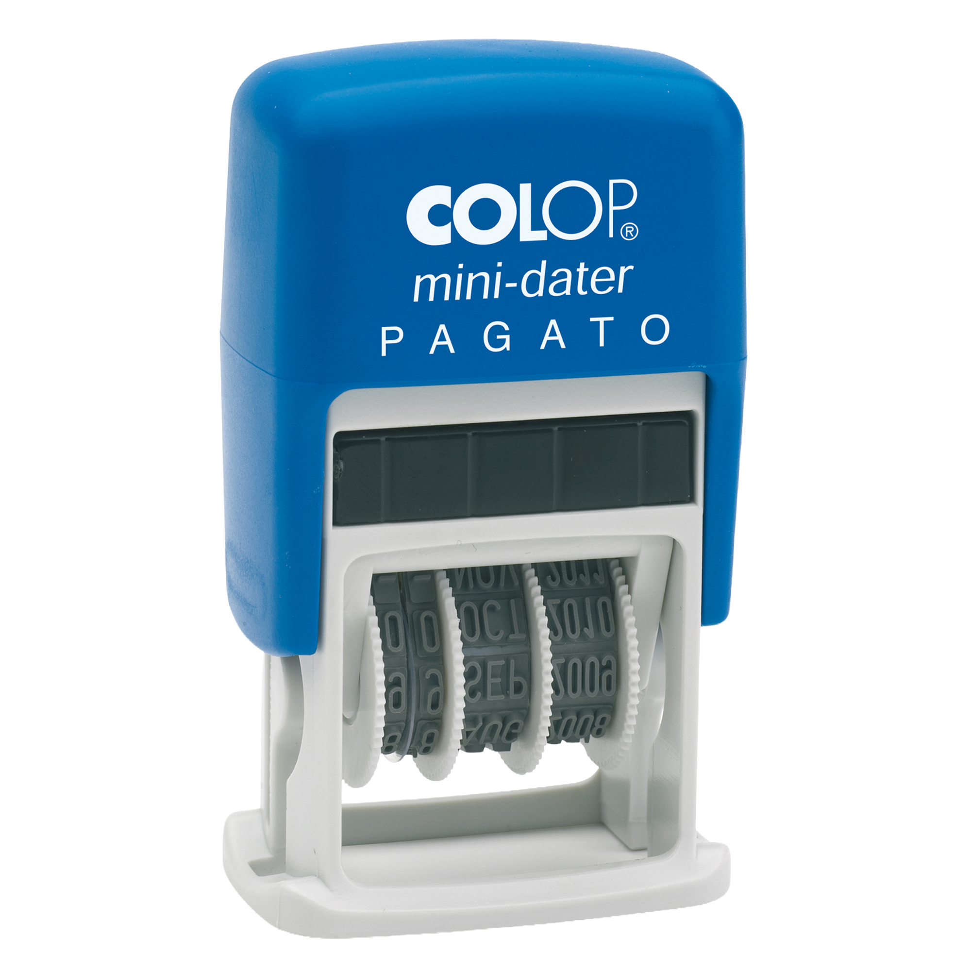 Timbro Mini Dater S160/L1 Datario + PAGATO - 4 mm - autoinchiostrante - Colop