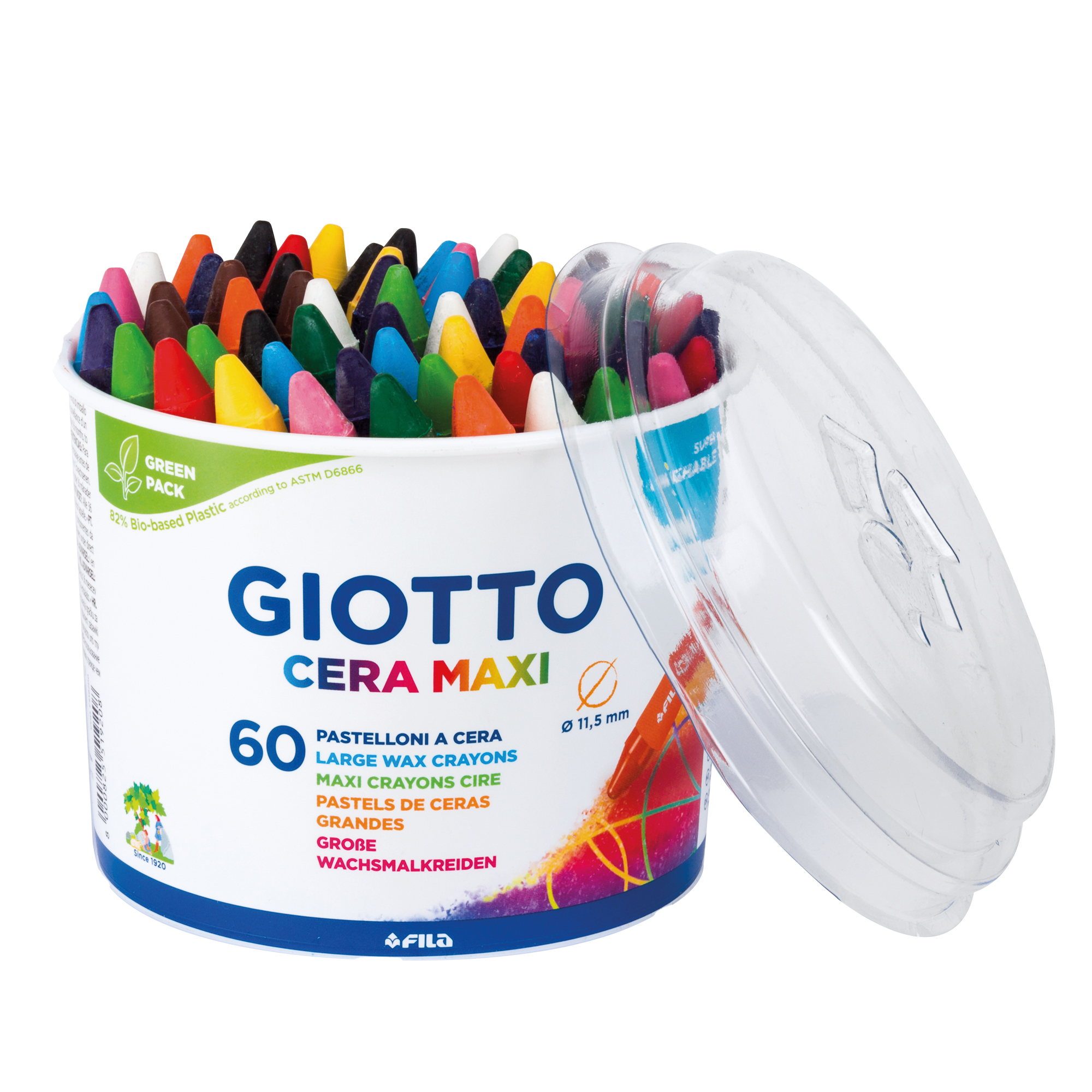 Pastelli cera maxi - lunghezza 100mm Ø11,50mm - …