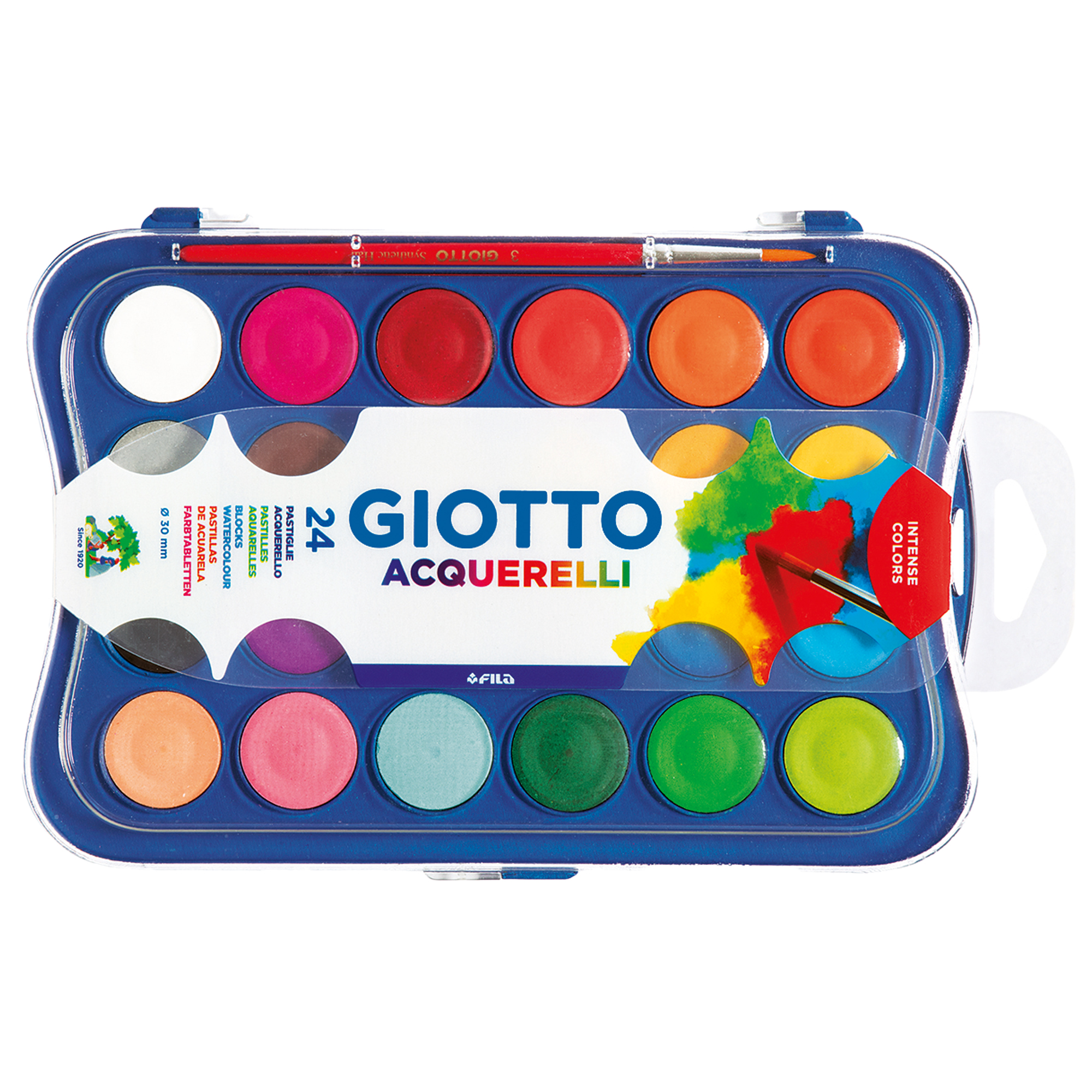 Pastiglie Acquerelli - ø 30mm - colori assortiti …