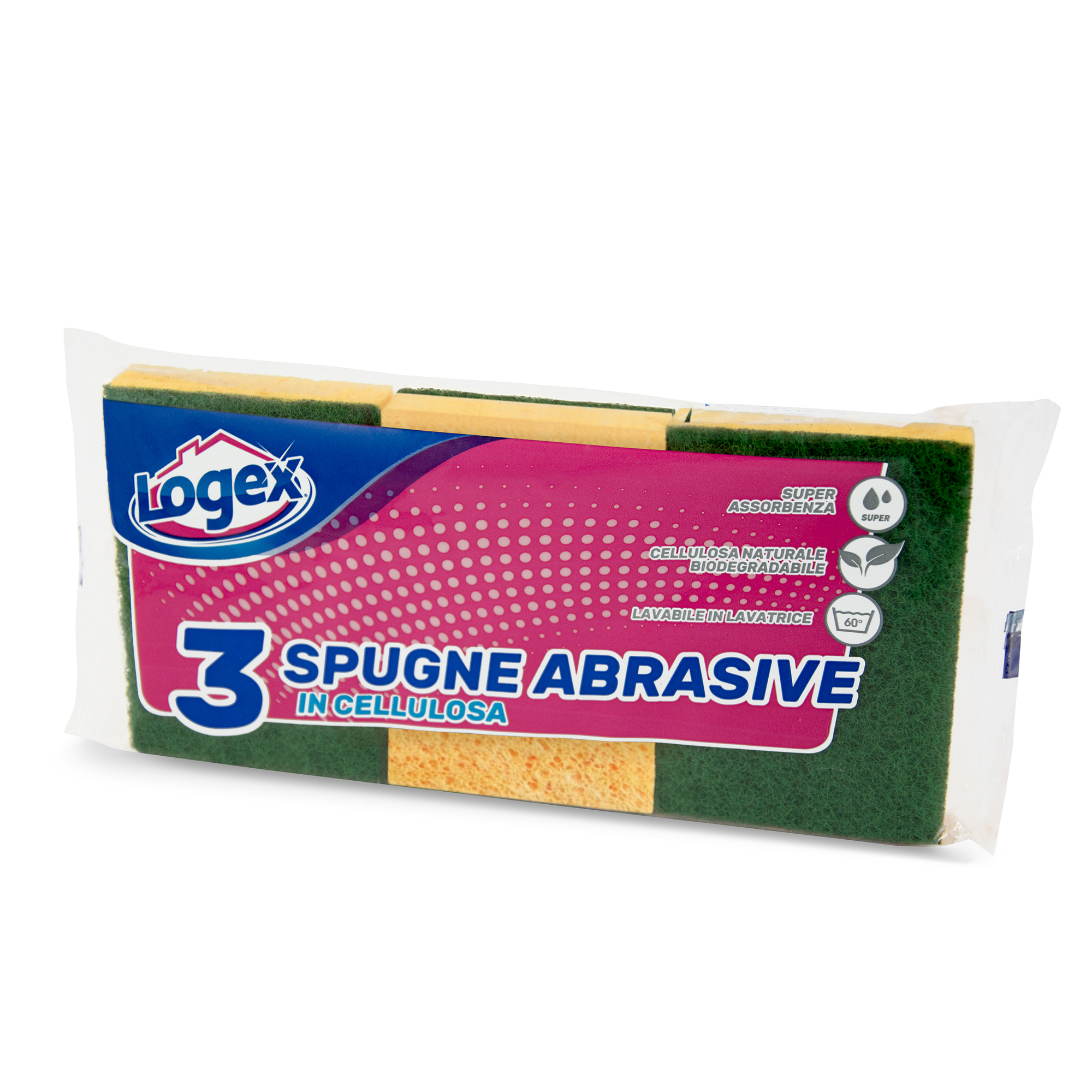 Spugna biuso - giallo/verde - Logex Professional - …