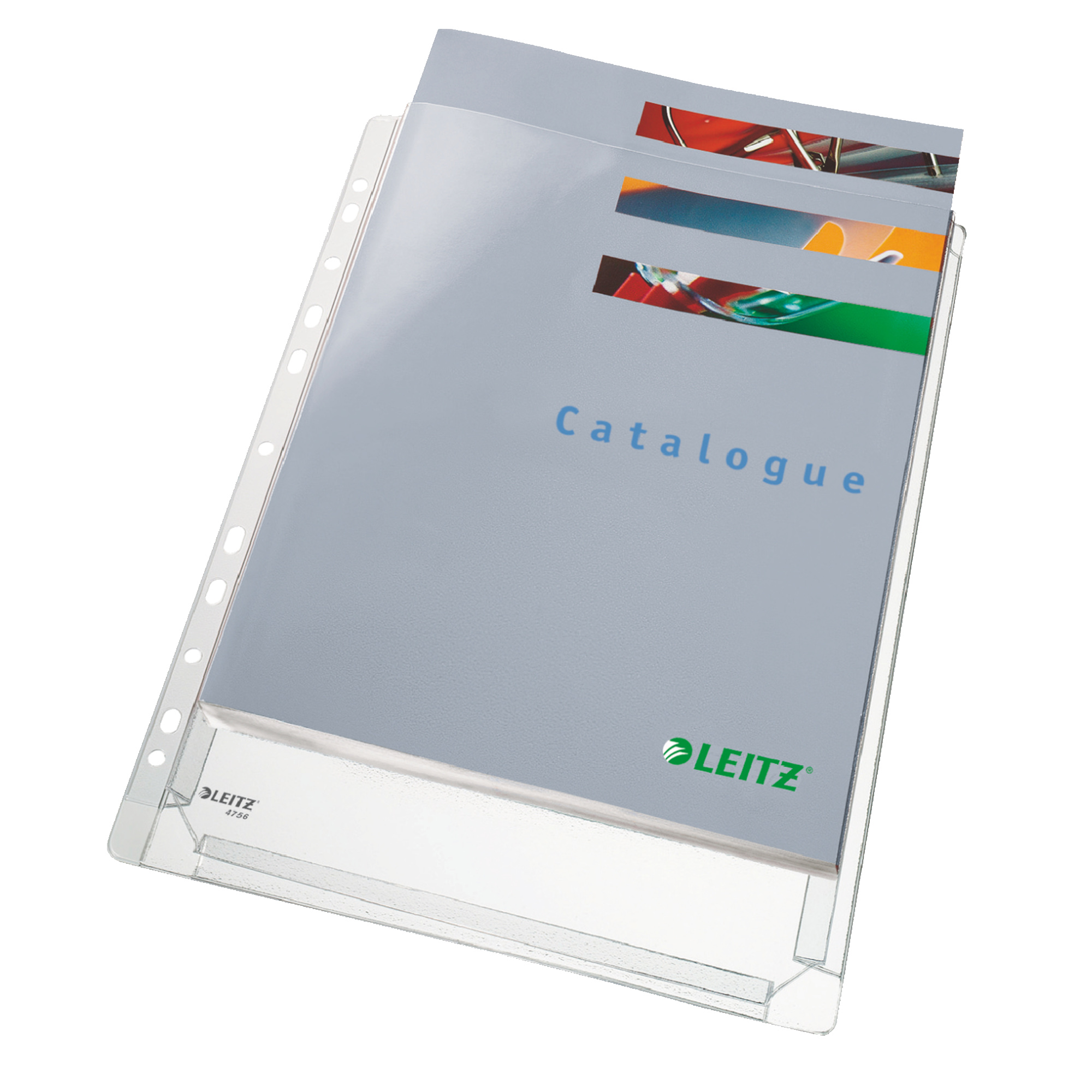 Leitz Premium - Busta trasparente - espandibile - per A4 - capacità 200 fogli - trasparente (pacchetto di 10)