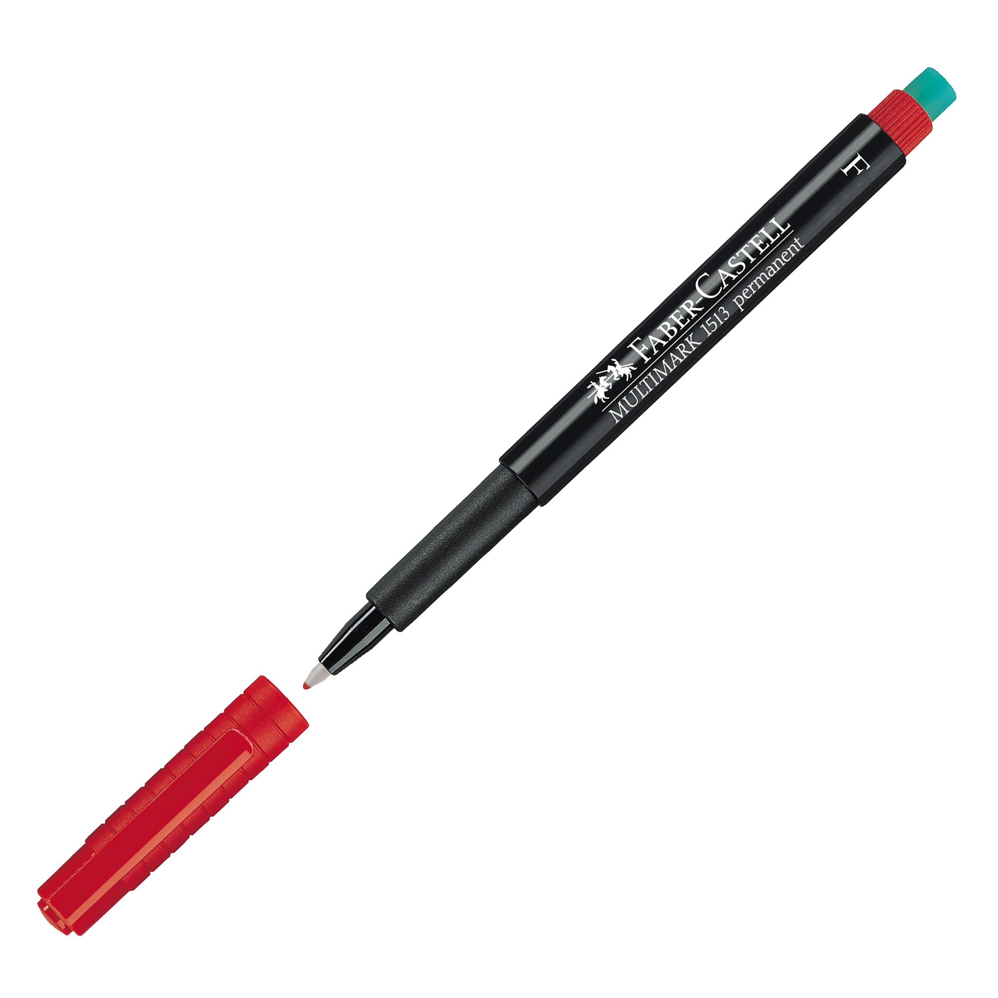 Pennarello Multimark universale permanente con gomma - rosso …