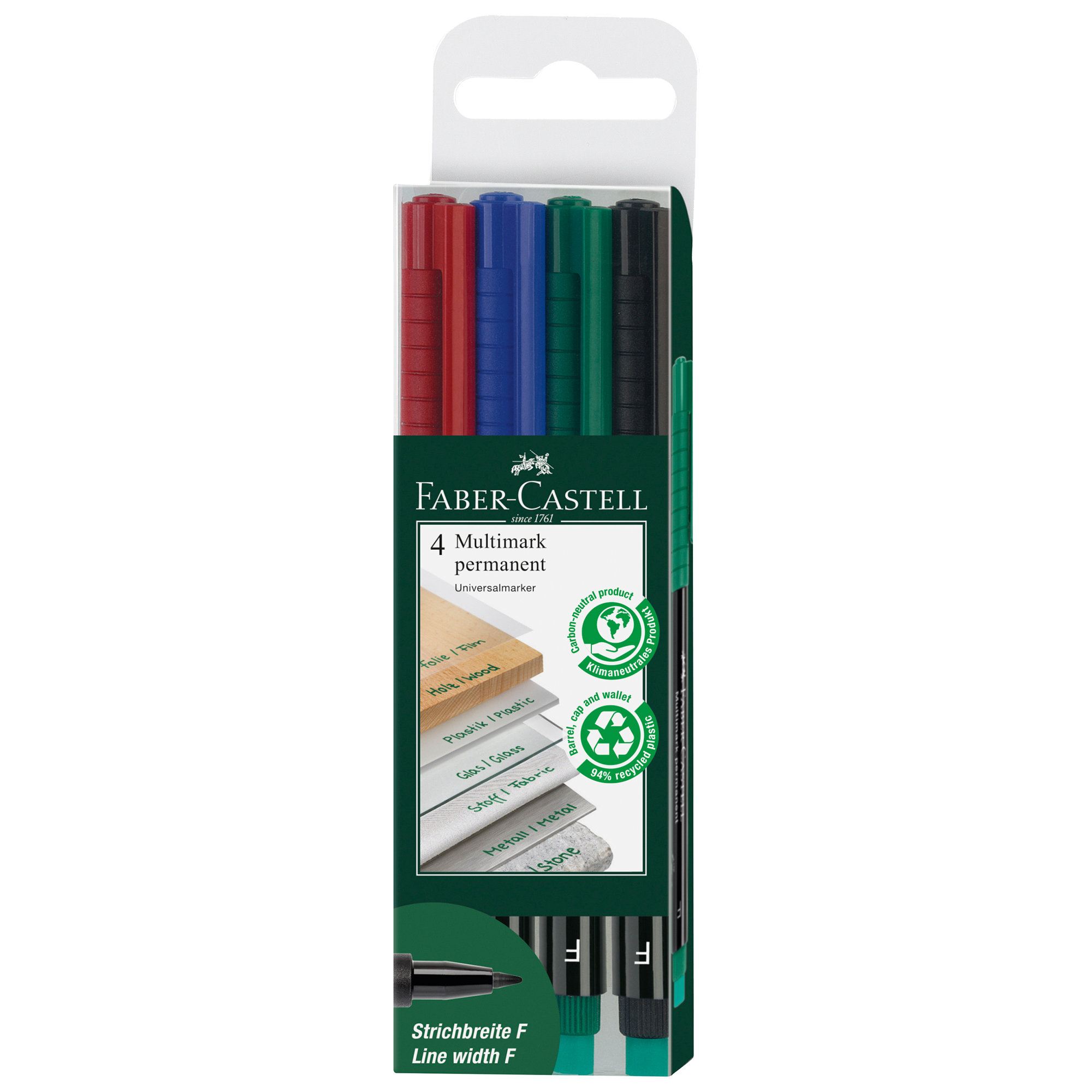 Pennarello Multimark universale permanente con gomma - punta …