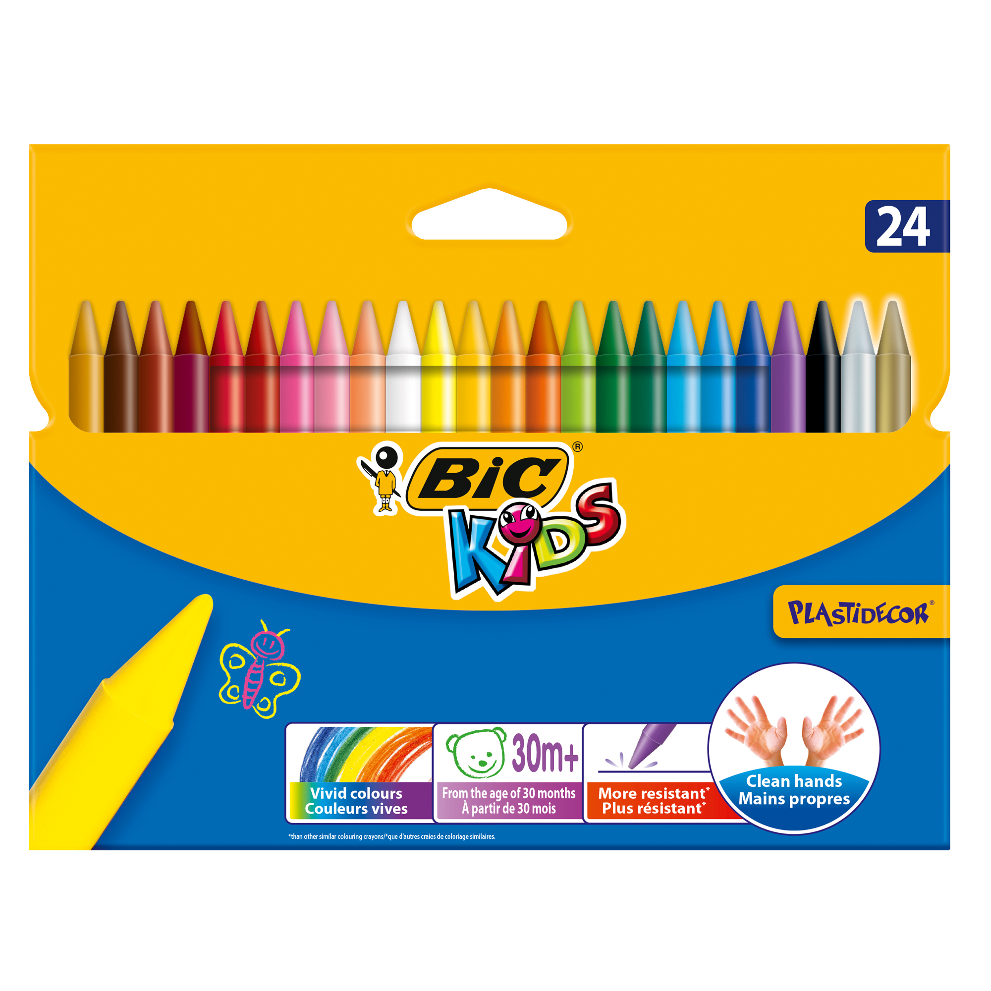 Pastelli colorati Plastidecor - plastica - colori assortiti …
