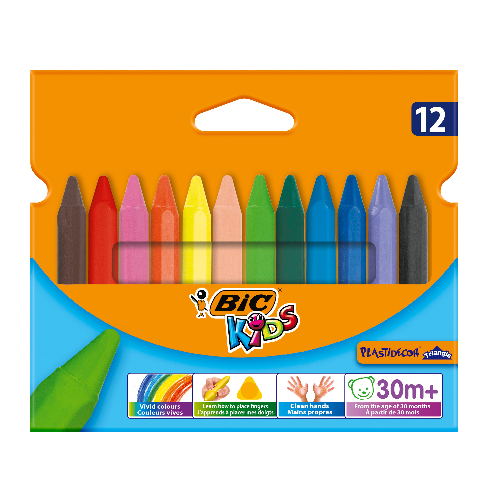 Pastelli Plastidecor - in plastica - colori assortiti …