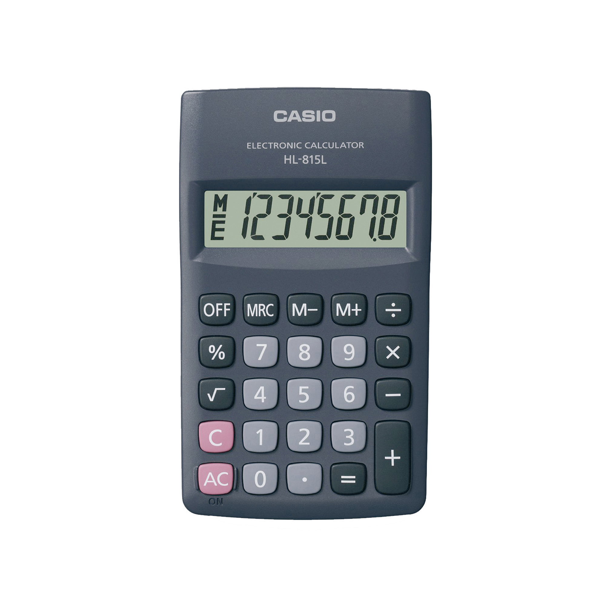 Casio HL-815L - Calcolatrice tascabile - 8 cifre - batteria - nero