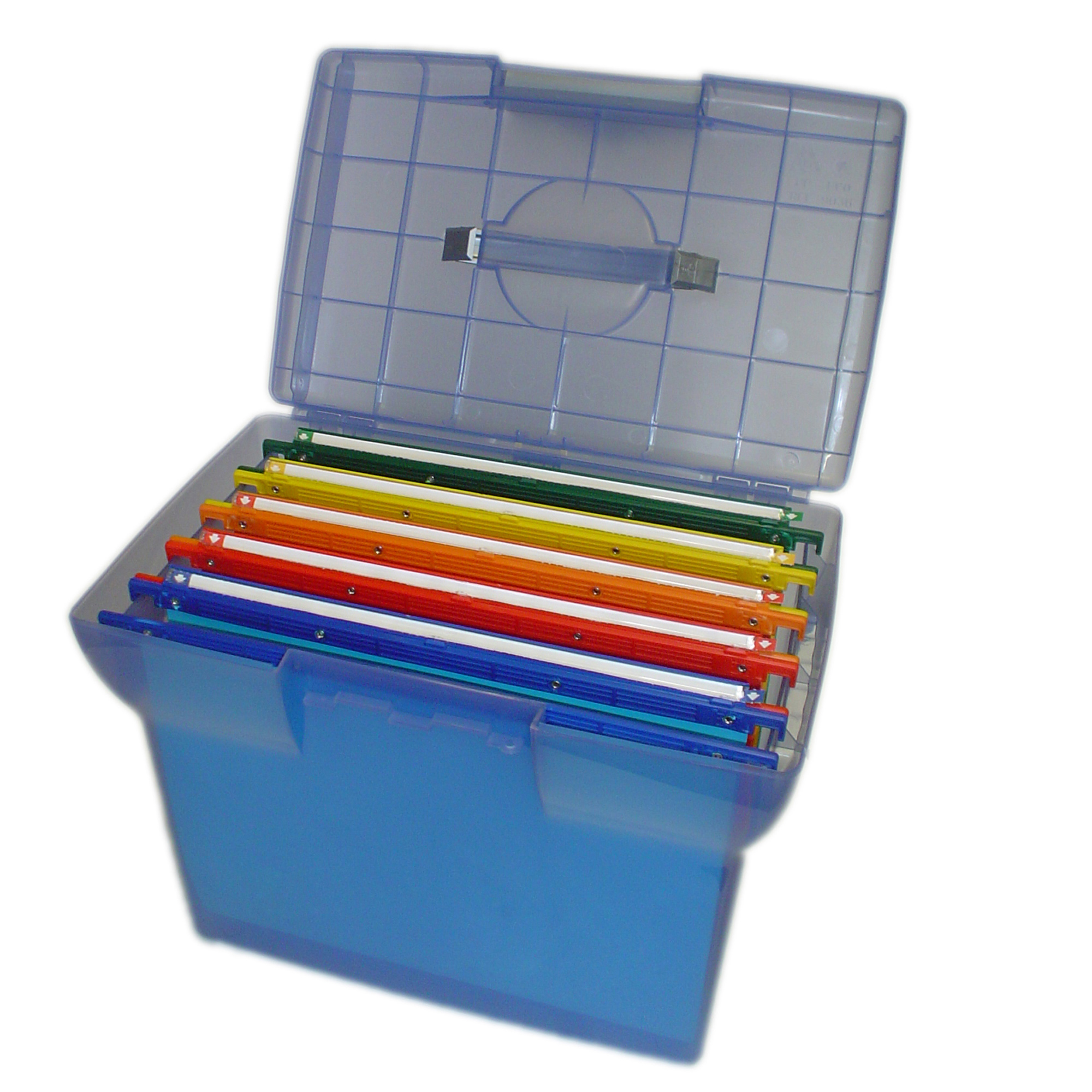 Valigetta Arianna - blu traslucido - con 5 …