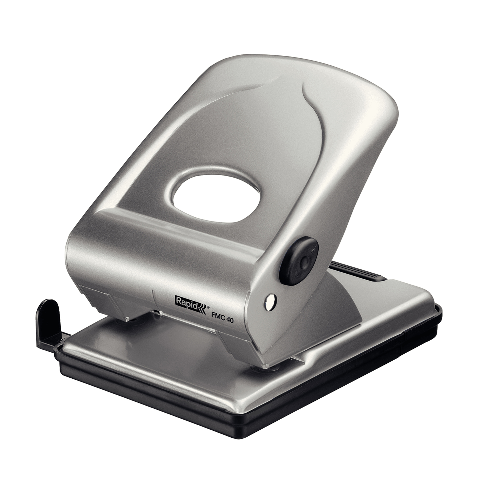 Rapid Fashion FMC40 - Perforatore - 40 fogli - metallo - phantom black