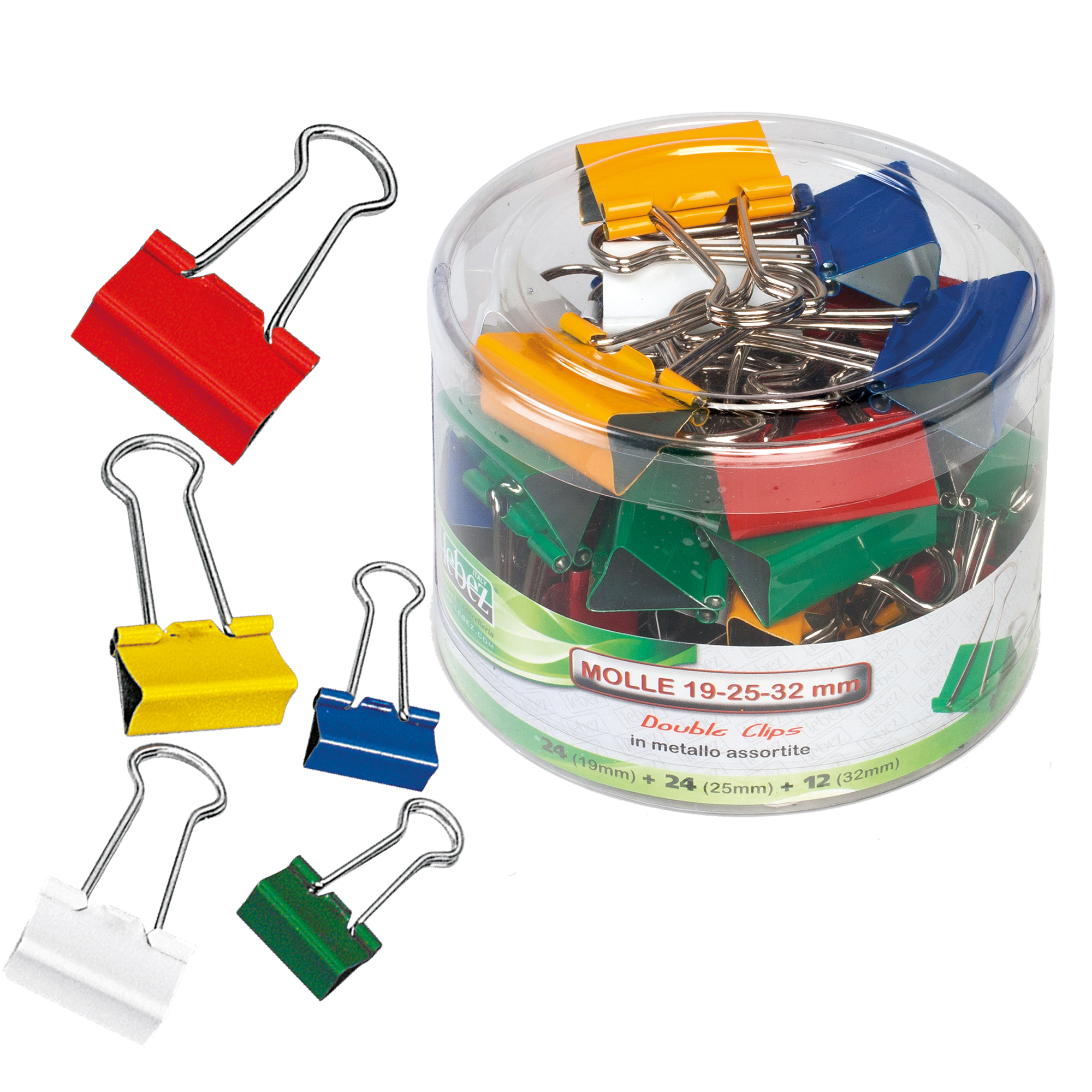Molle Double Clips - misure e colori assortiti …
