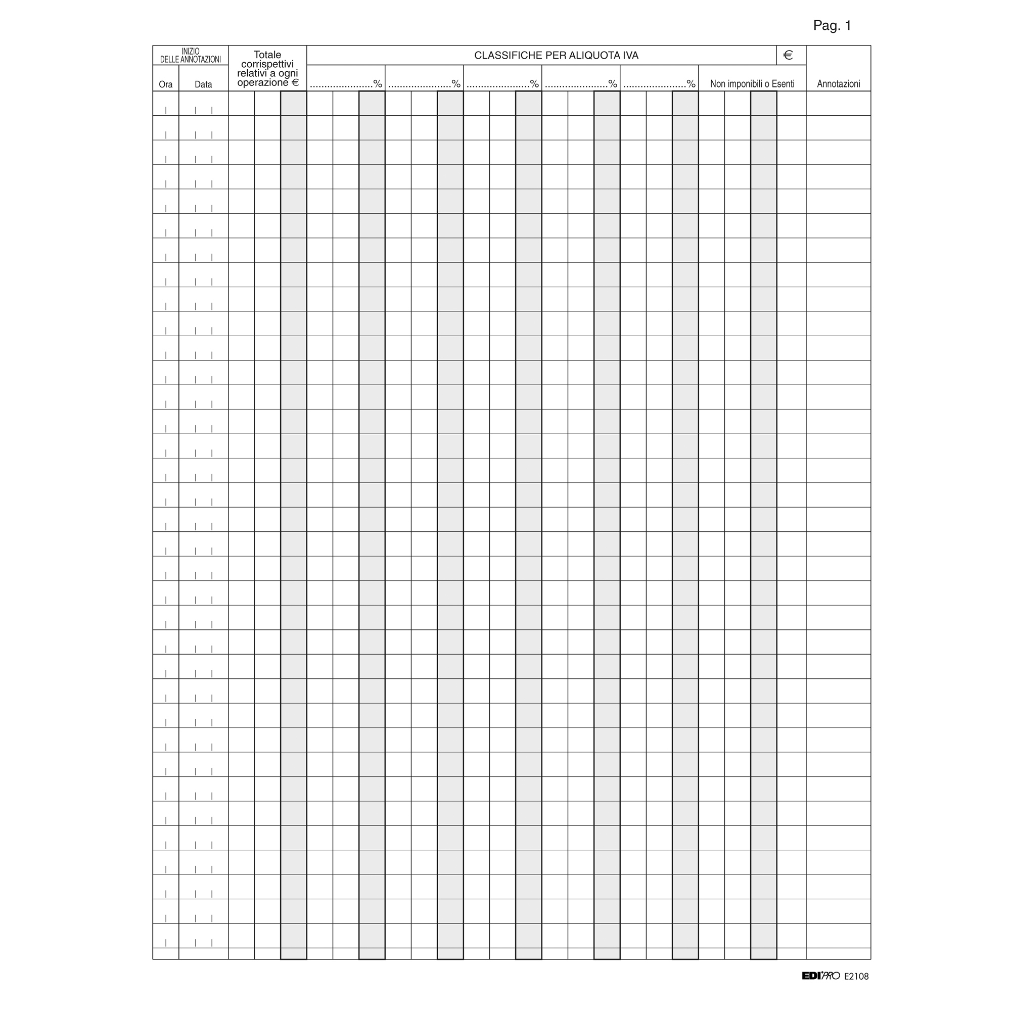 Staples - Missed/irregular fee registration form - 46 pagine - 245 x 310 mm - numerato