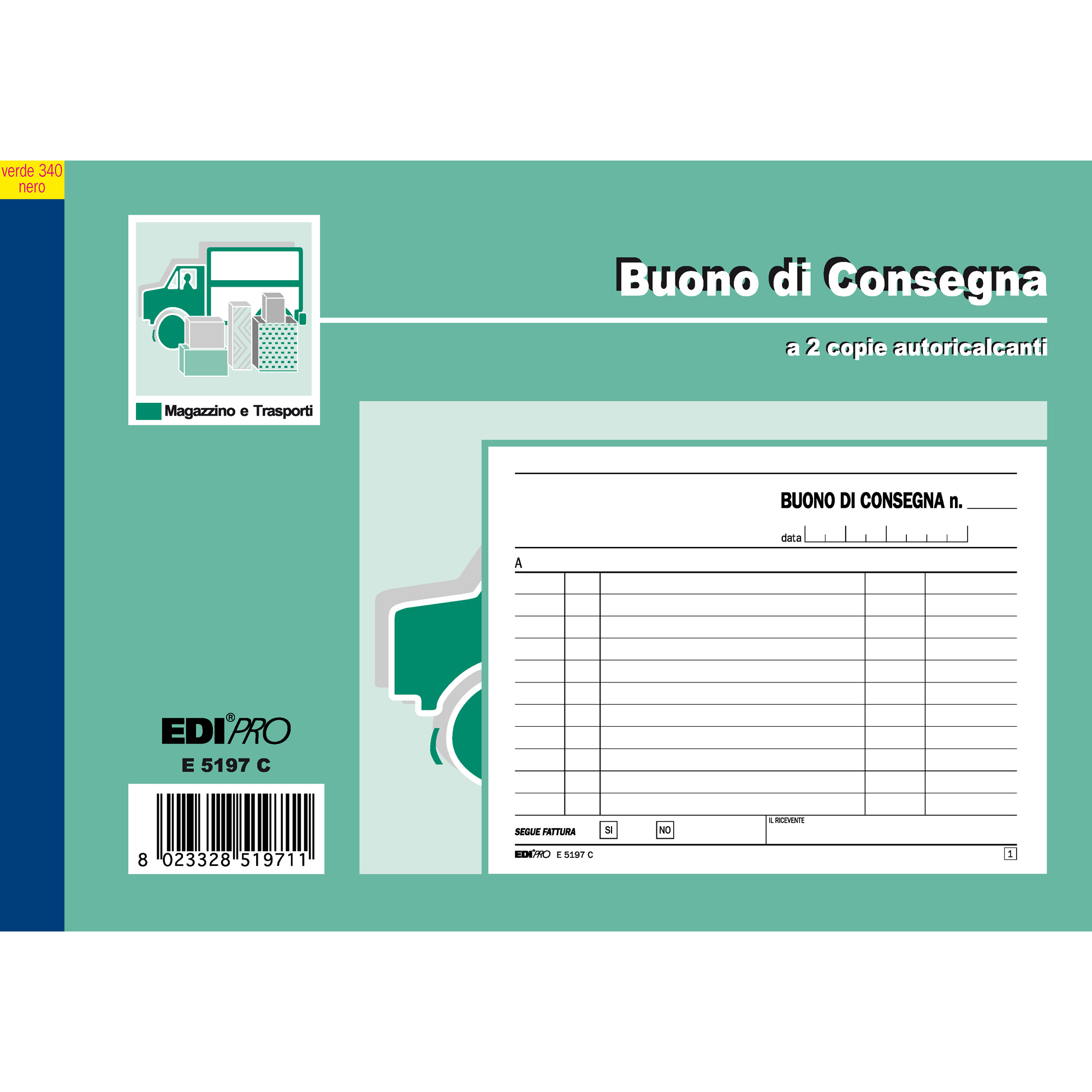 Staples - Modulo di consegna - 50 fogli - 120 x 175 mm - duplicato - senza carbonio