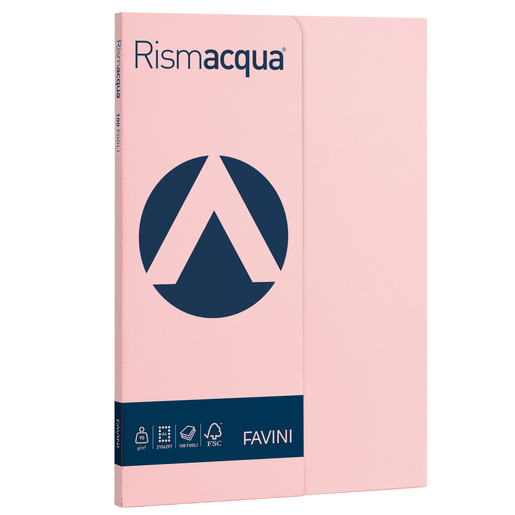 FAVINI HOME-OFFICE PROFESSIONAL Rismacqua Small - Rosa - A4 (210 x 297 mm) - 90 g/m² - 100 fogli carta comune