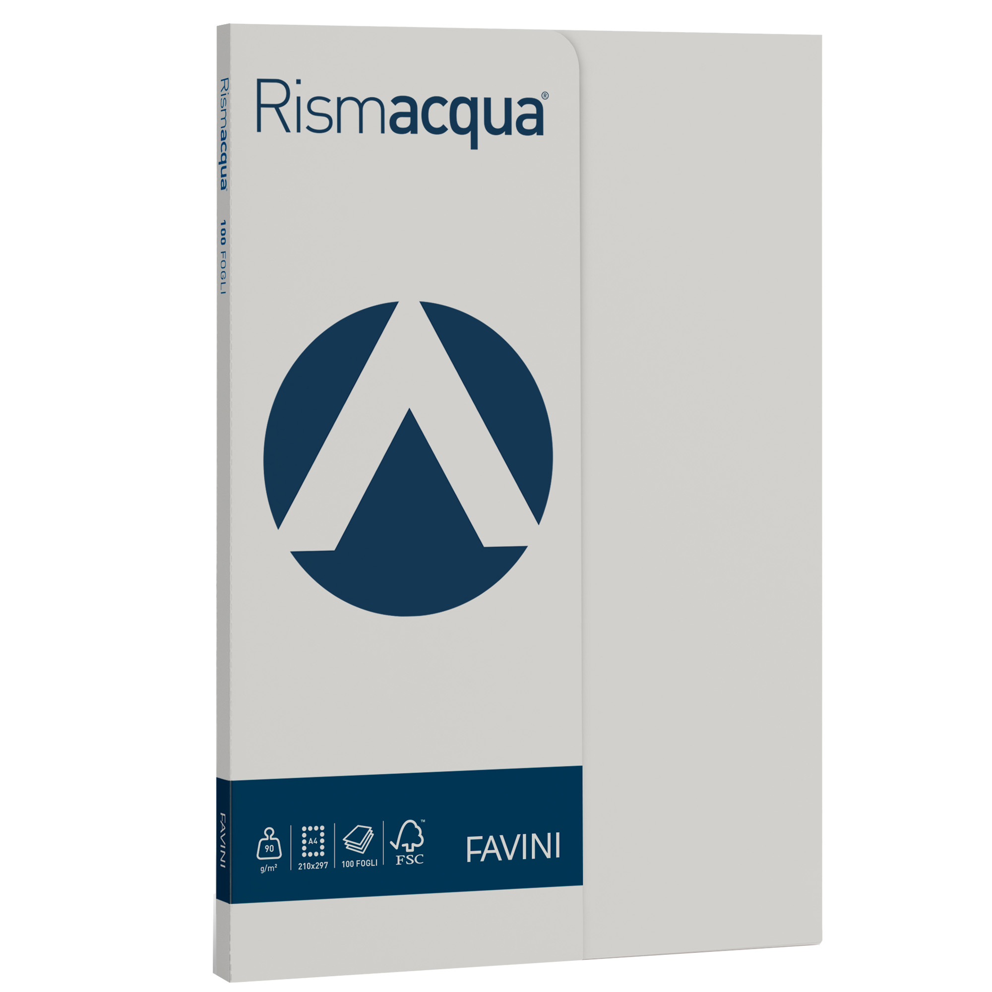 FAVINI Rismacqua Small - Cellulosa - ice - A4 (210 x 297 mm) - 90 g/m² - 100 fogli carta colorata