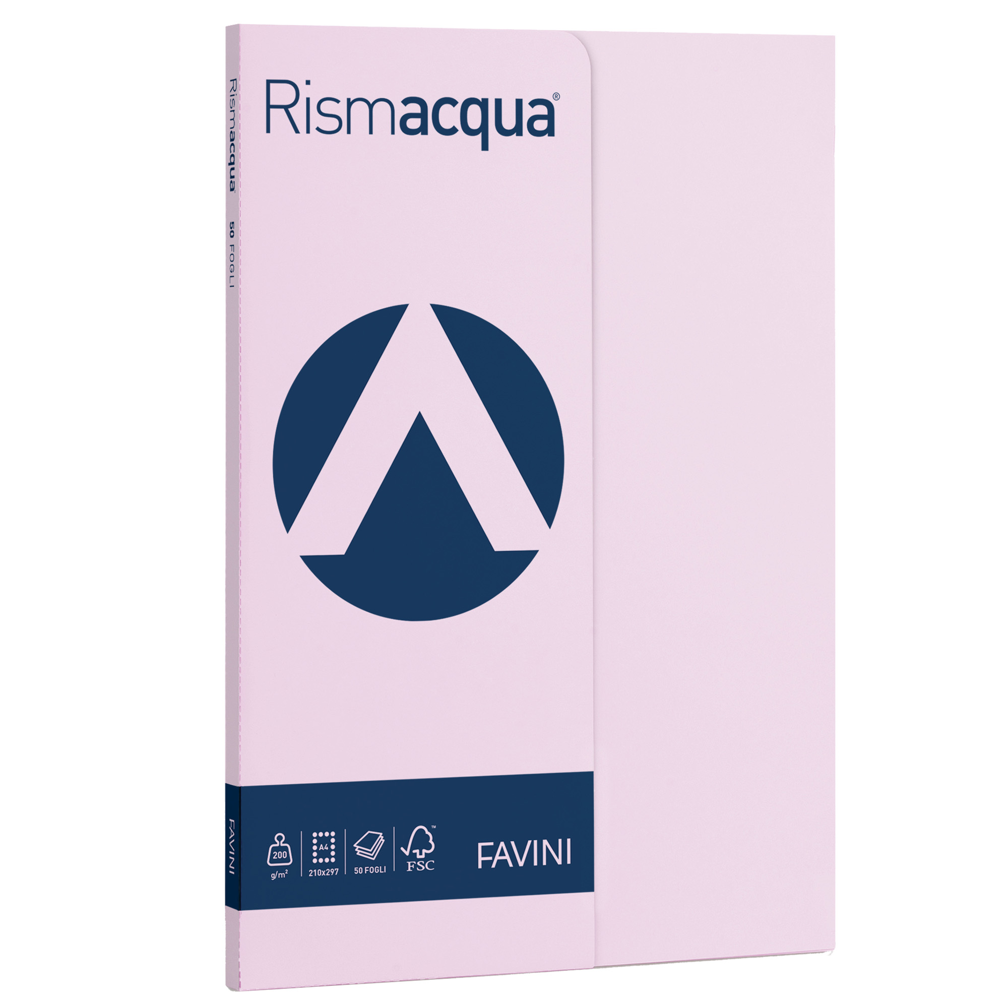 FAVINI Rismacqua Small - Cellulosa - lilla - A4 (210 x 297 mm) - 200 g/m² - 50 fogli carta colorata