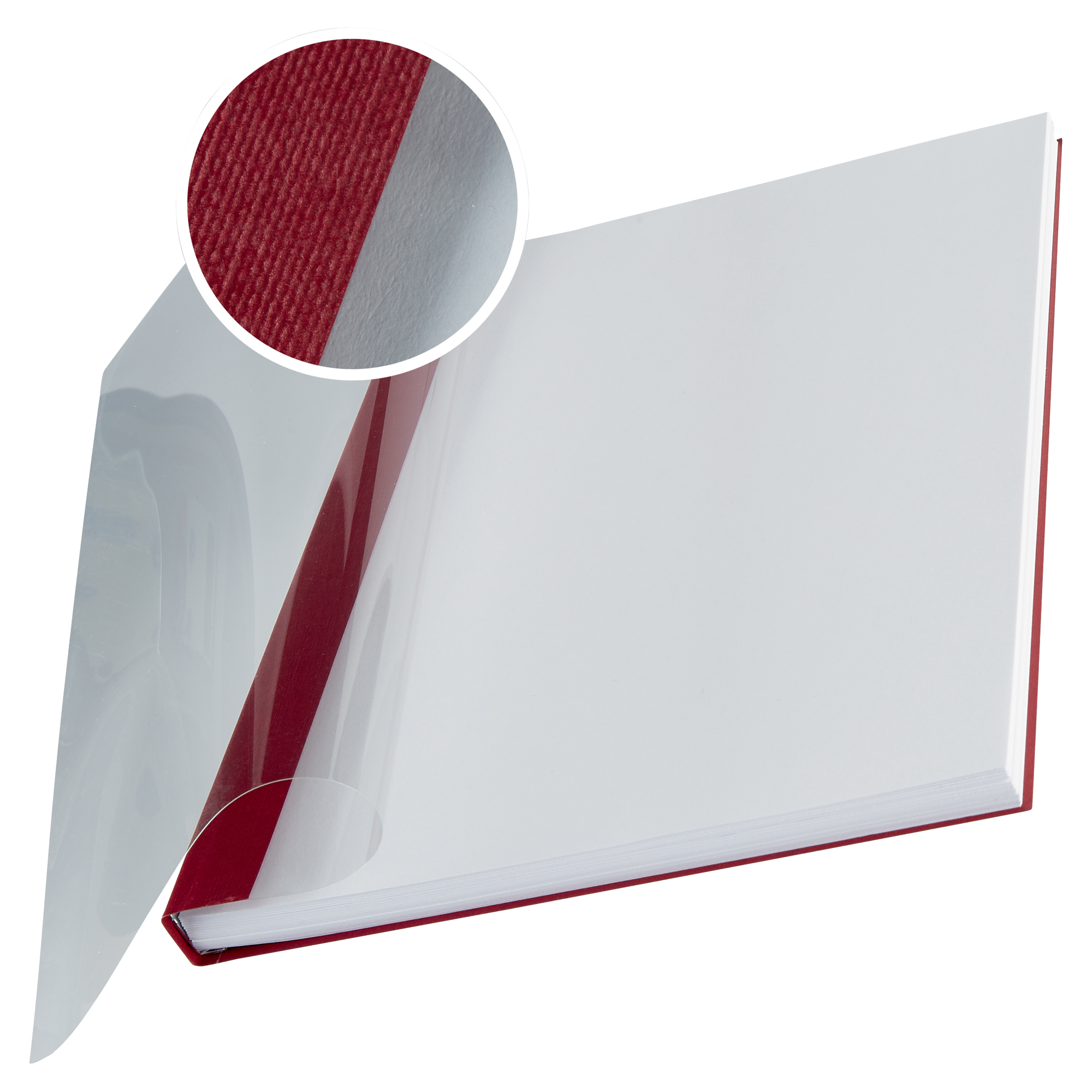 Leitz ImpressBIND - 14 mm - A4 (210 x 297 mm) - 140 fogli - bordeaux - copertina morbida