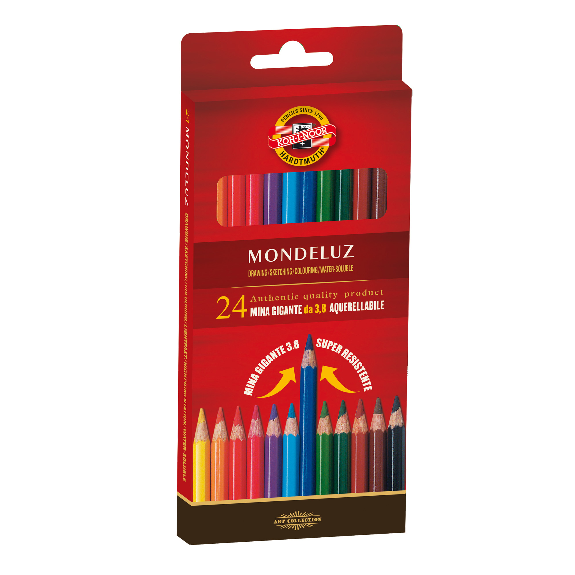 Matite colorate Mondeluz - acquerellabili - diametro mina …