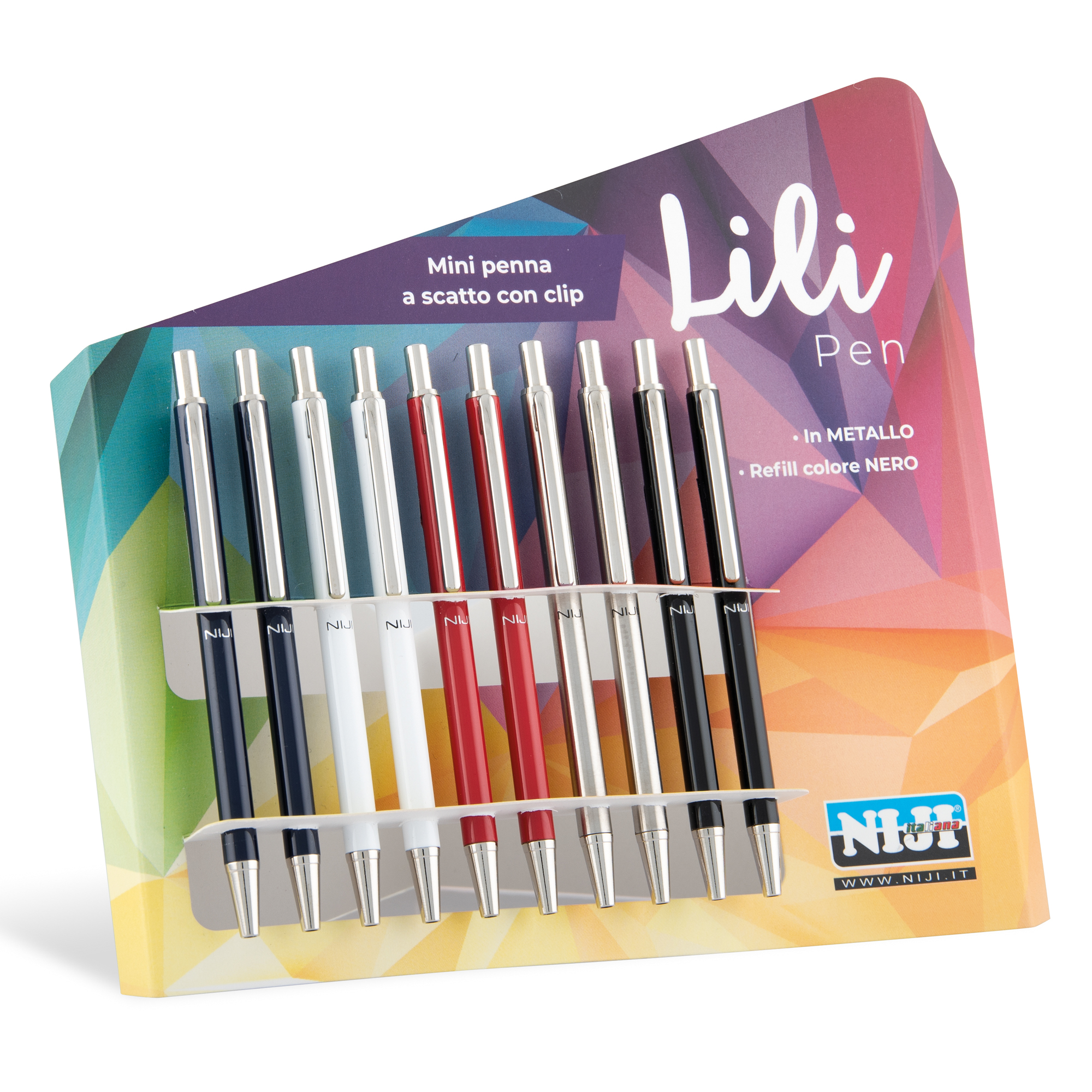 Penna mini a scatto da agenda - colori …