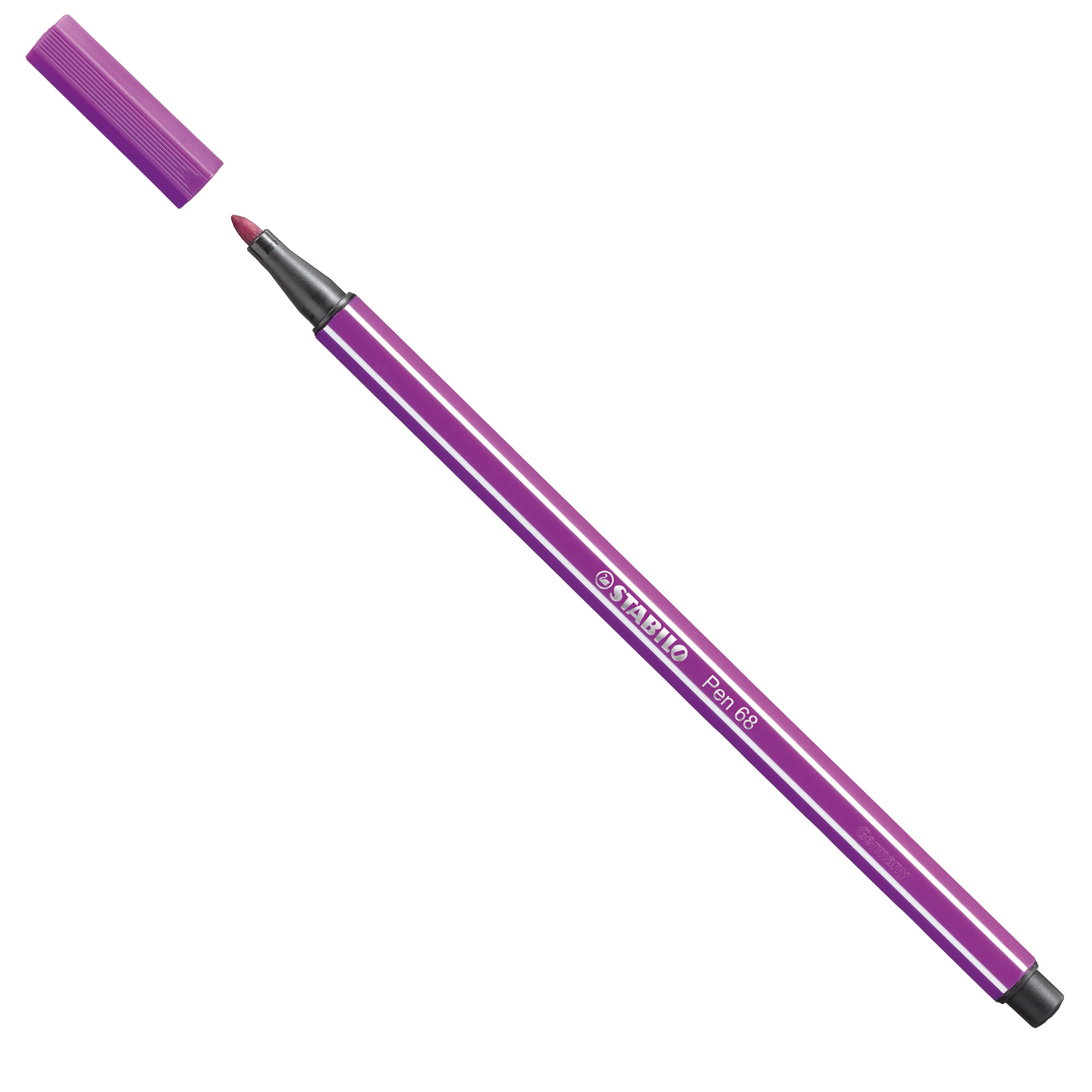 STABILO Pen 68 - Penna punta in fibra - lilla - inchiostro base acqua - 1 mm - medio