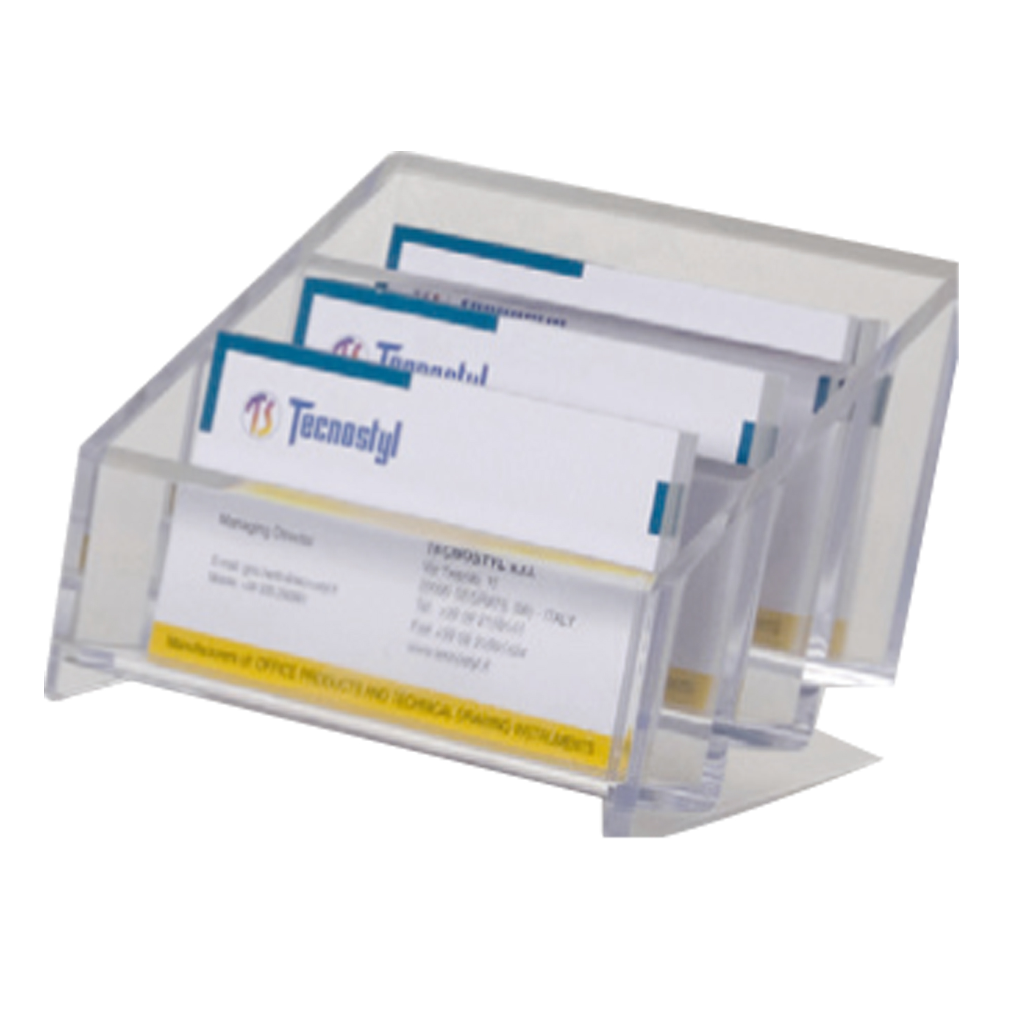 Portabiglietti multitasca Mr Acrylic - da scrivania - …