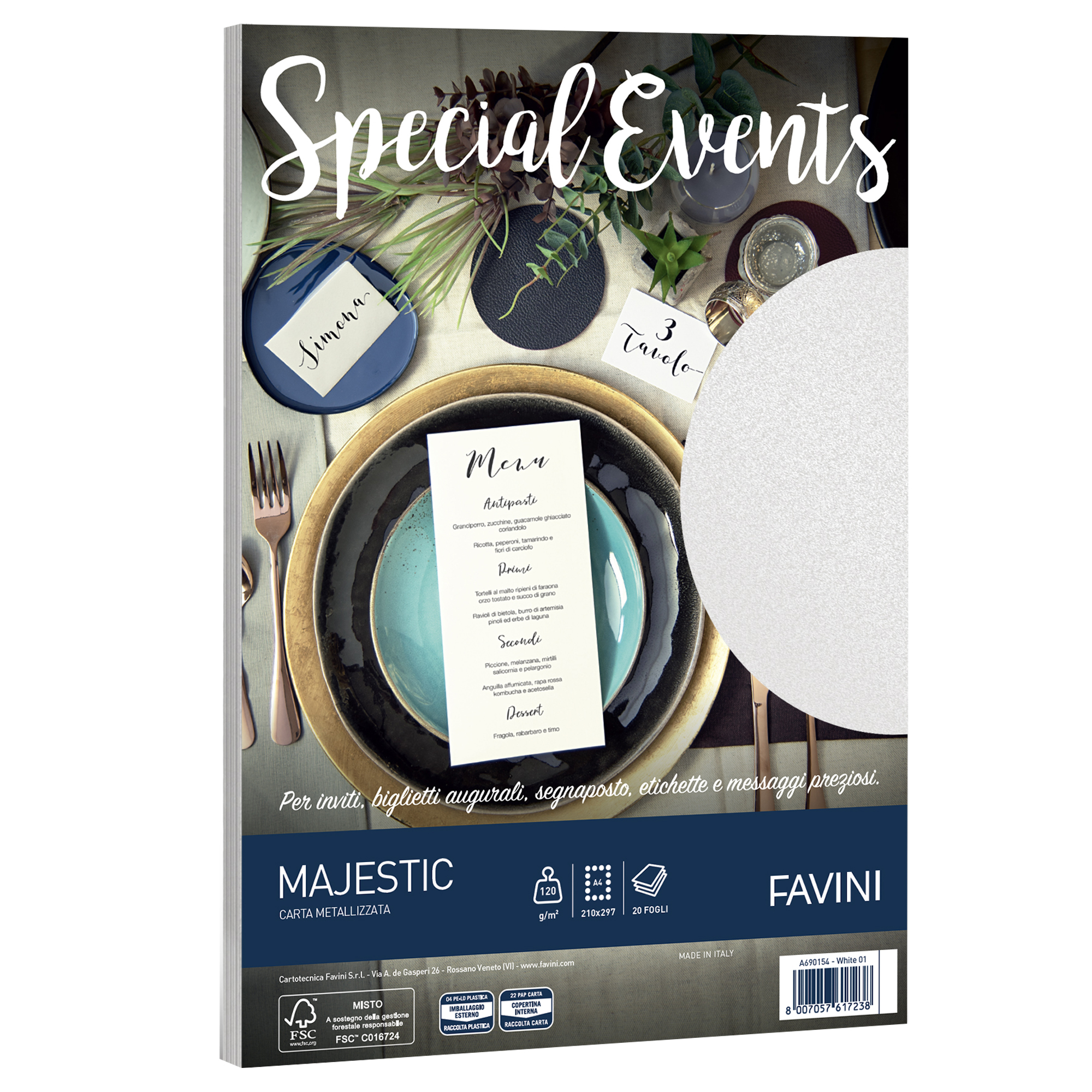 Carta metallizzata Special Events - A4 - 120 …