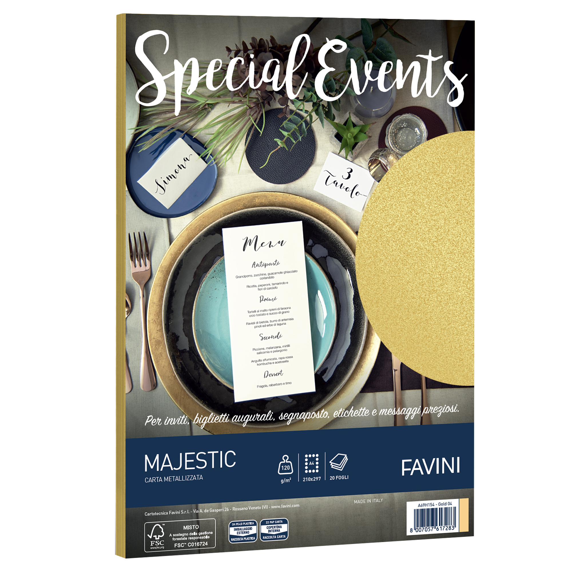 Carta metallizzata Special Events - A4 - 120 …