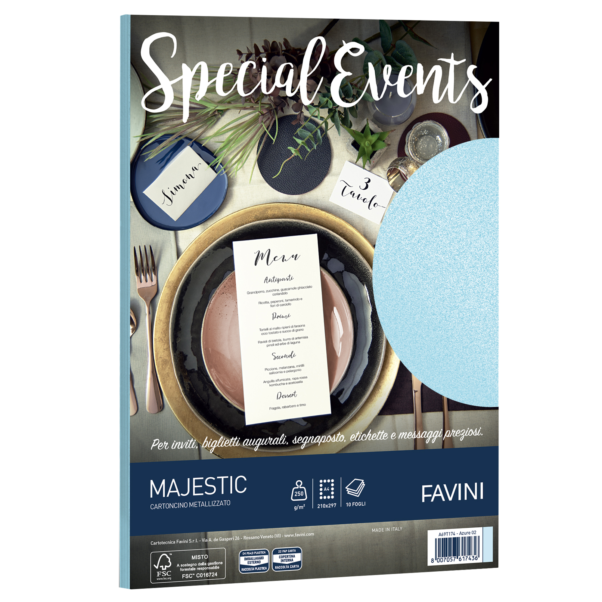 Carta metallizzata Special Events - A4 - 250 …