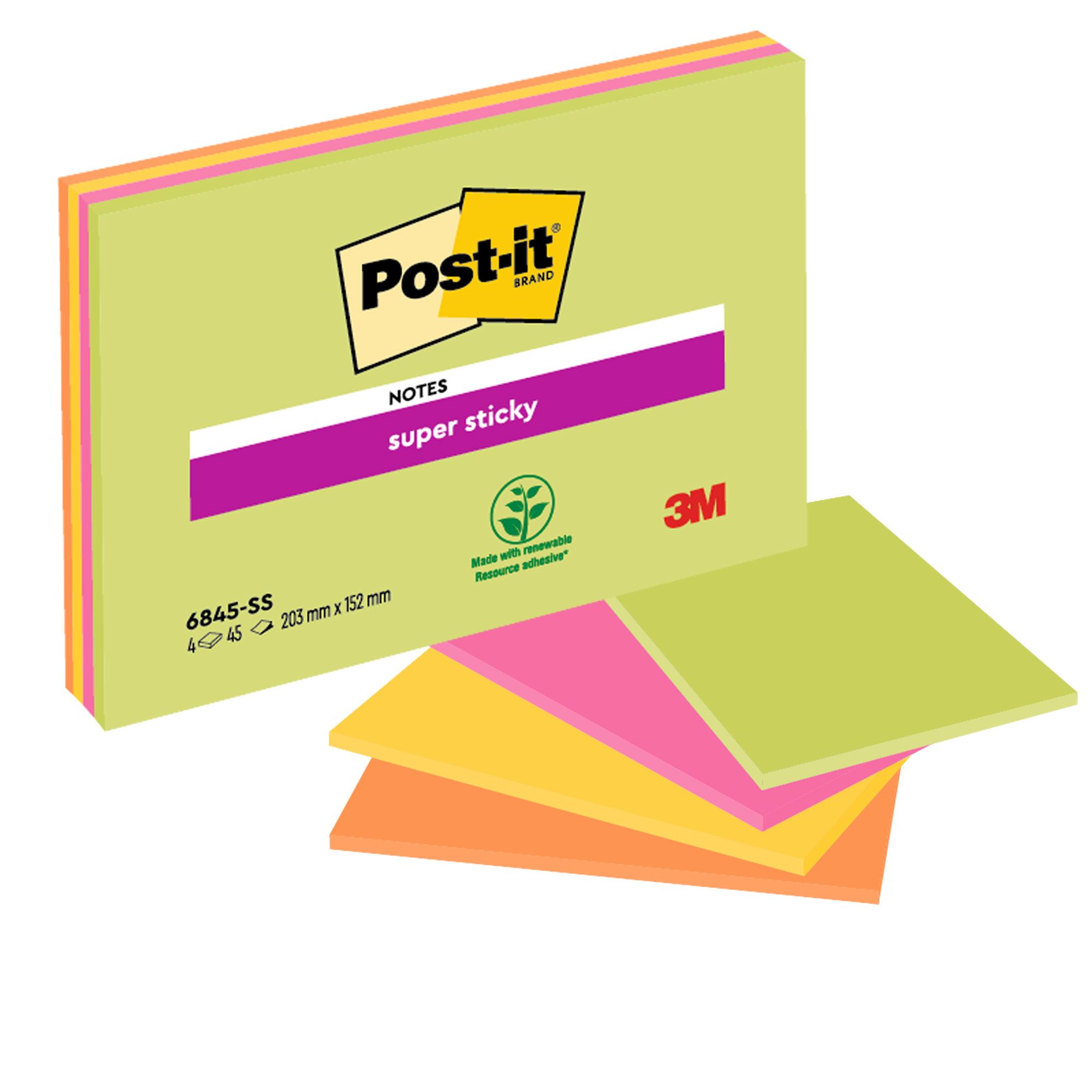 CF4POST-IT SUPERST MEETNOTE LARGE