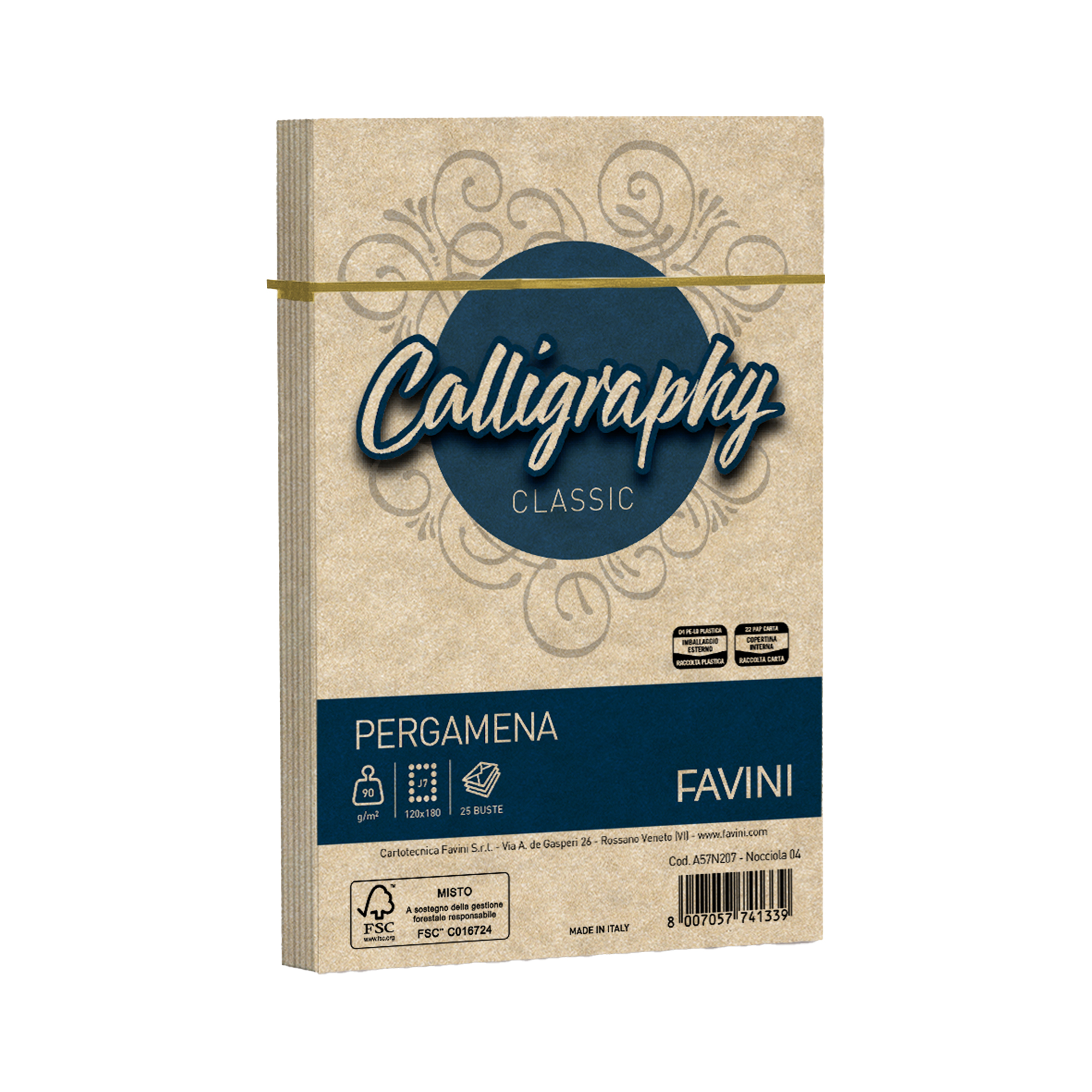 Busta Calligraphy Pergamena - 120 x 180 mm …