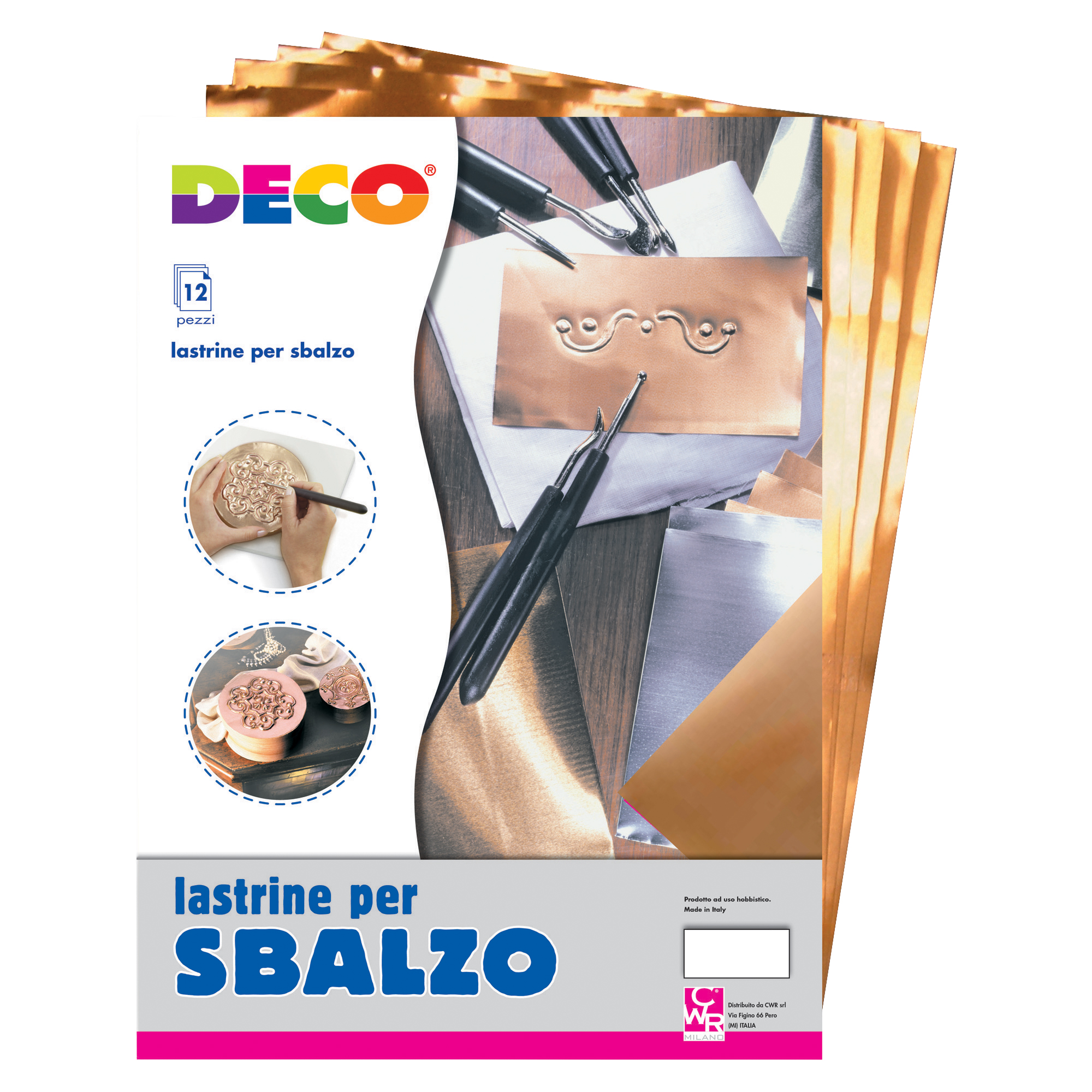 Lastre alluminio/rame - 20 x 30 cm - …