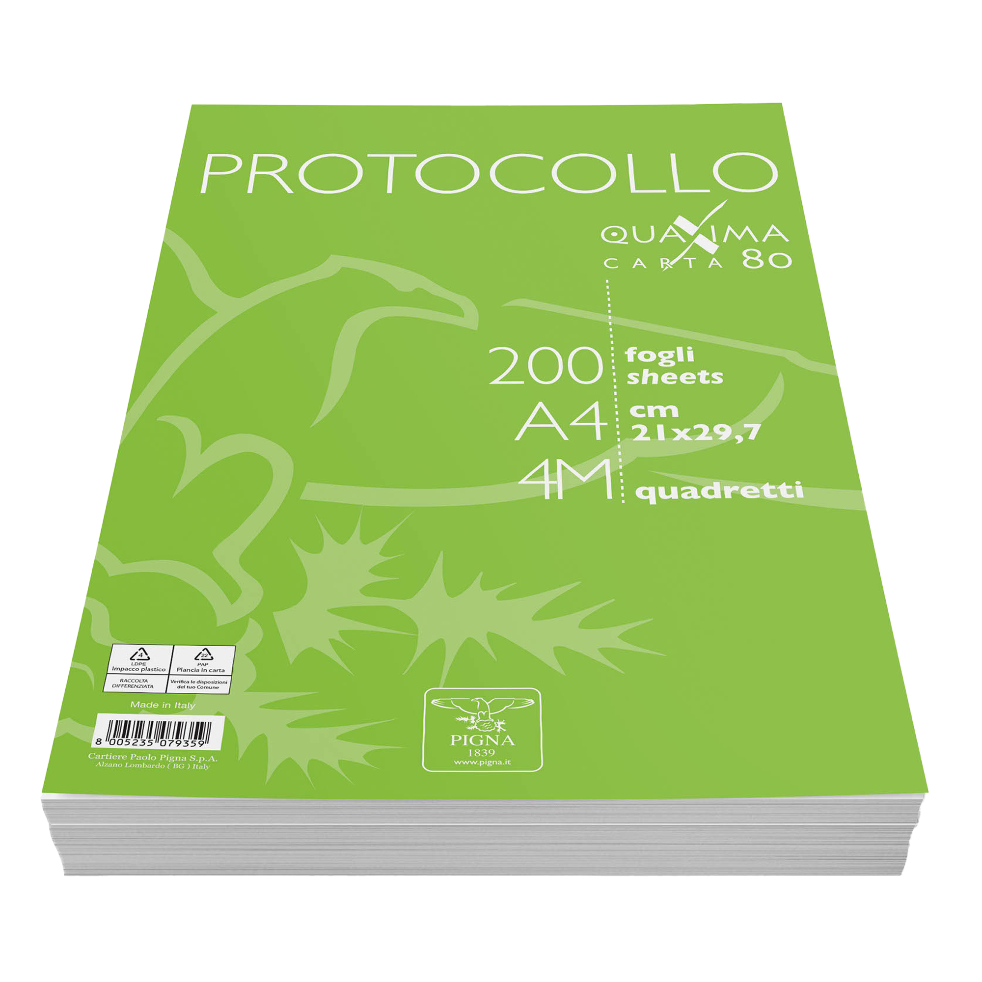 Fogli protocollo Quaxima - A4 - 4 mm …
