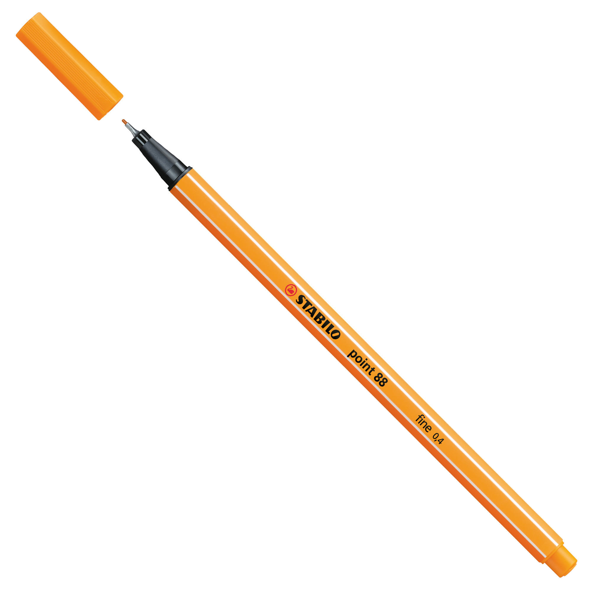STABILO point 88 - Penna a punta sottile - arancione - 0.4 mm - fine