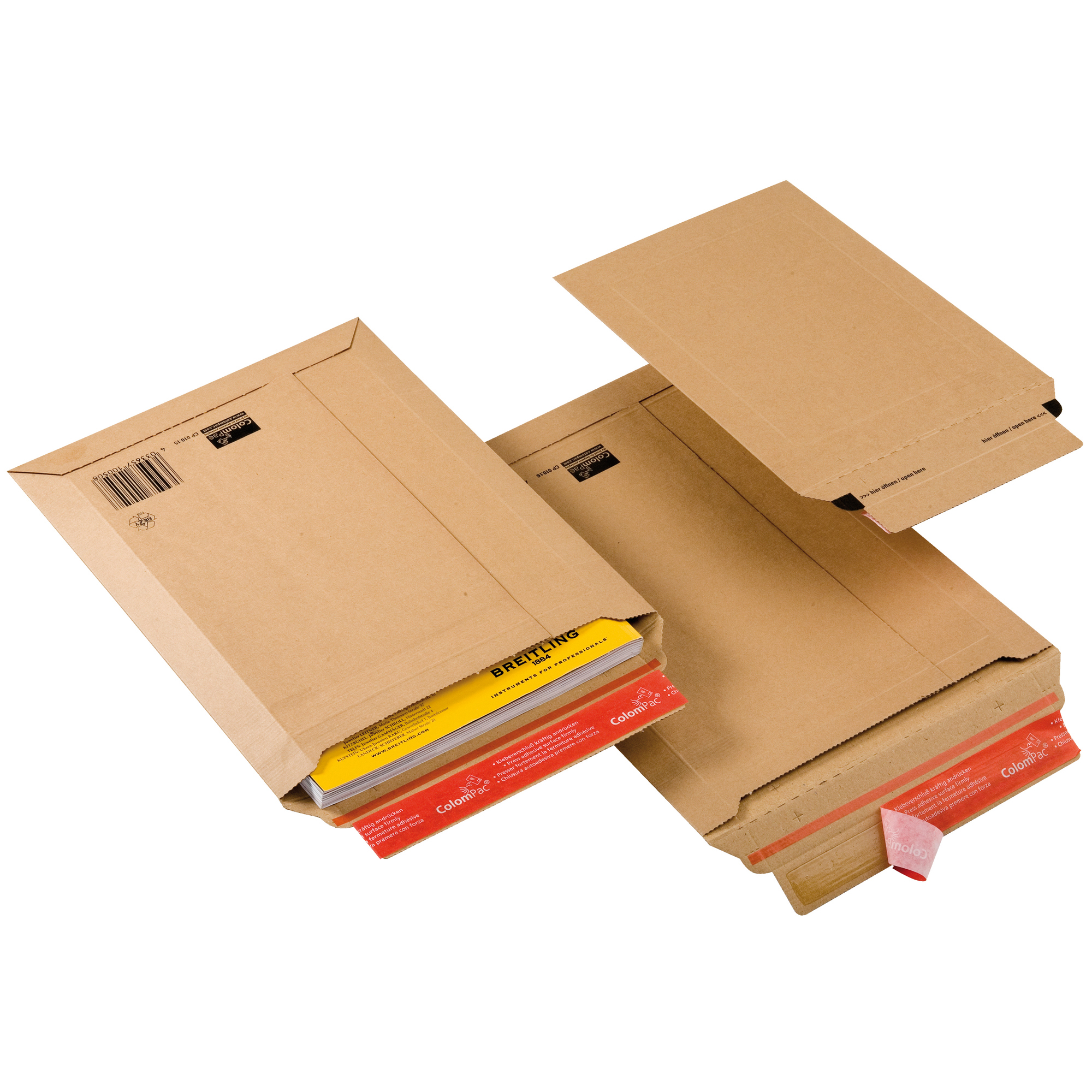 ColomPac CP 010 - Busta postale - espandibile - formato A4+ - 235 x 340 mm - rettangolare - estremità aperta - autoadesiva - resistente agli strappi - marrone - pacco da 20