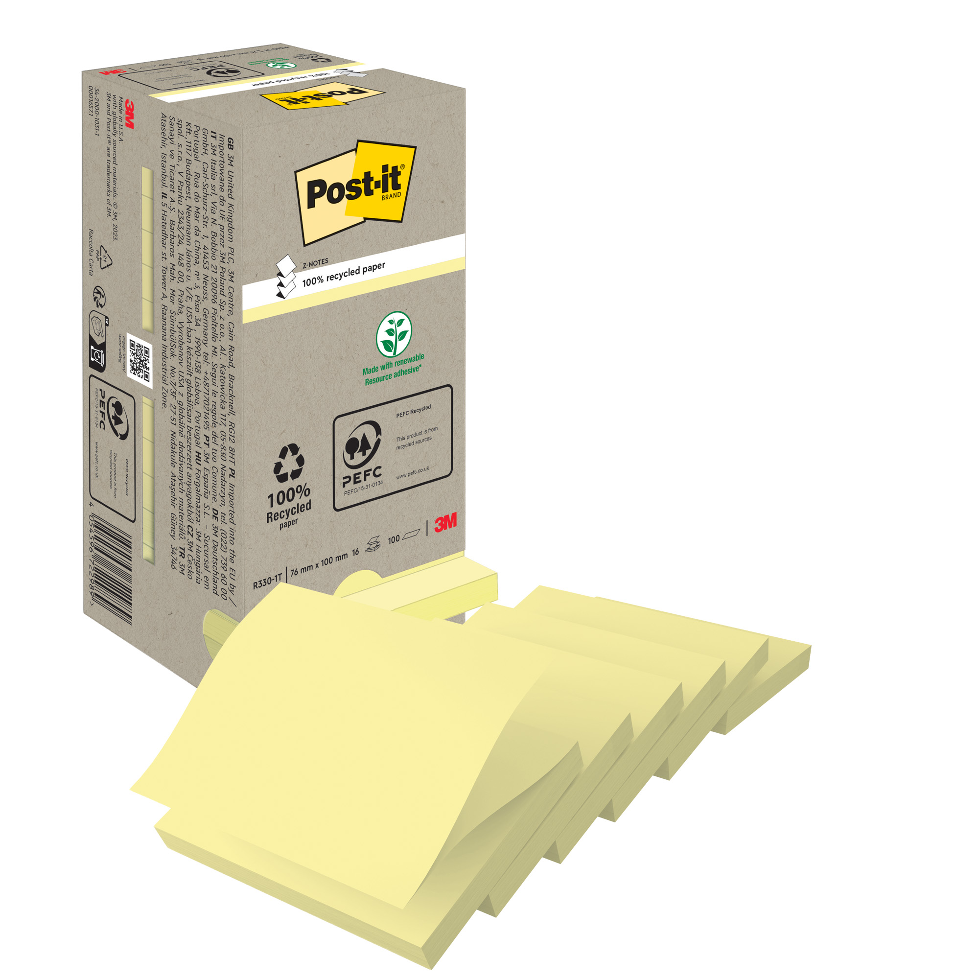 Blocco Post-it Z Notes Green - R330-1T - …