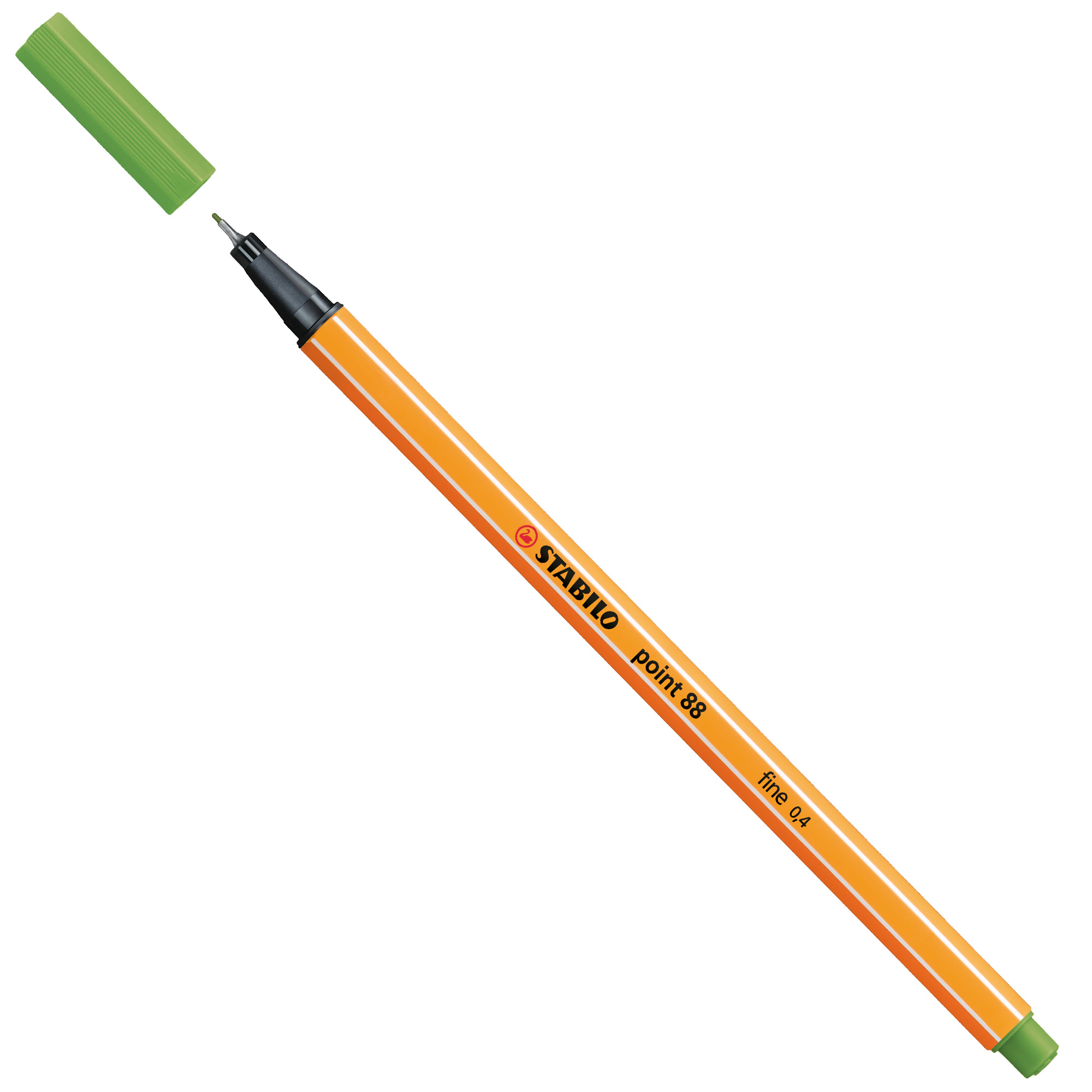 STABILO point 88 - Penna a punta sottile - verde mela - 0.4 mm - fine