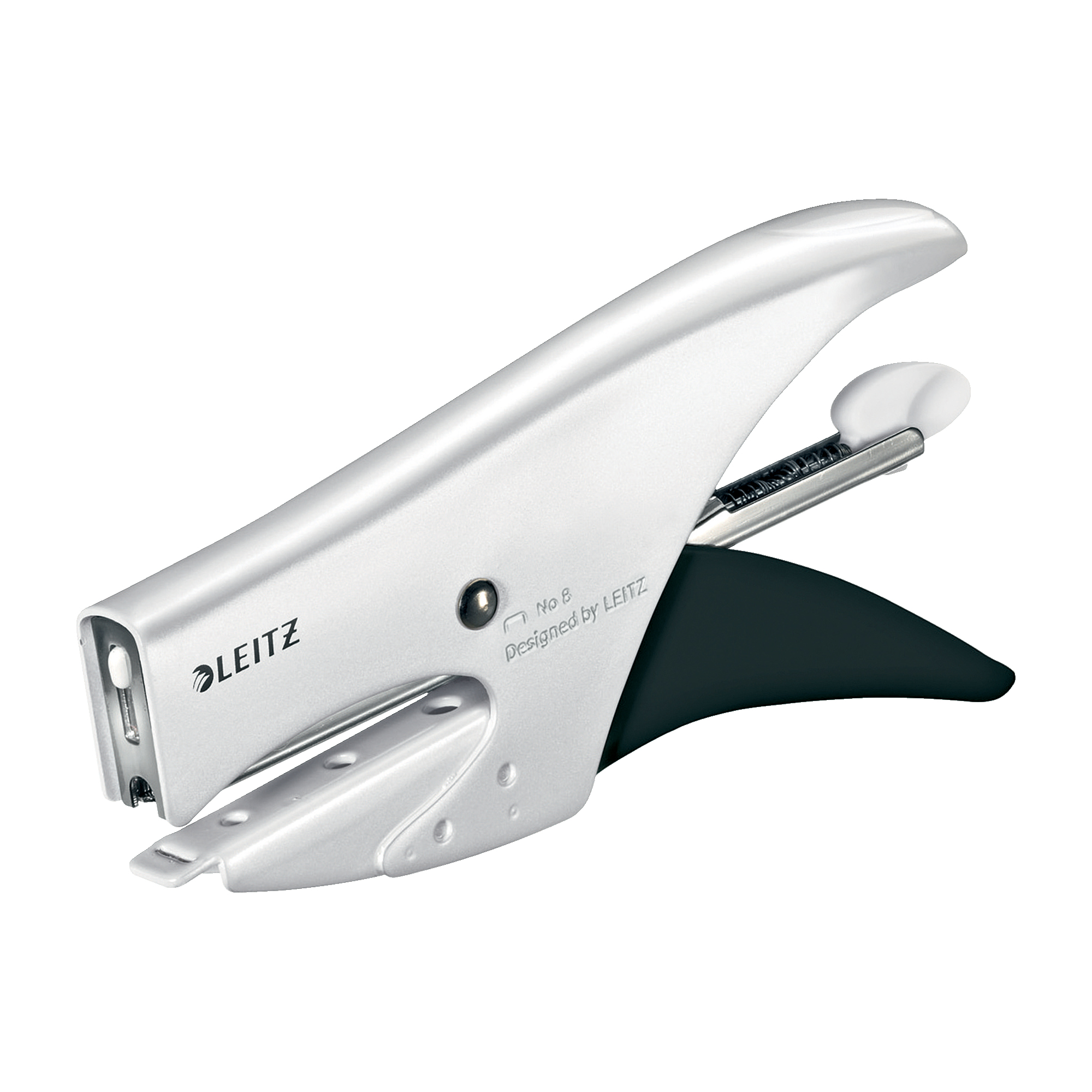 Leitz WOW 5547 - Graffatrice - 15 fogli / 1.5 mm - No.8, 6/4 - metallo - bianco