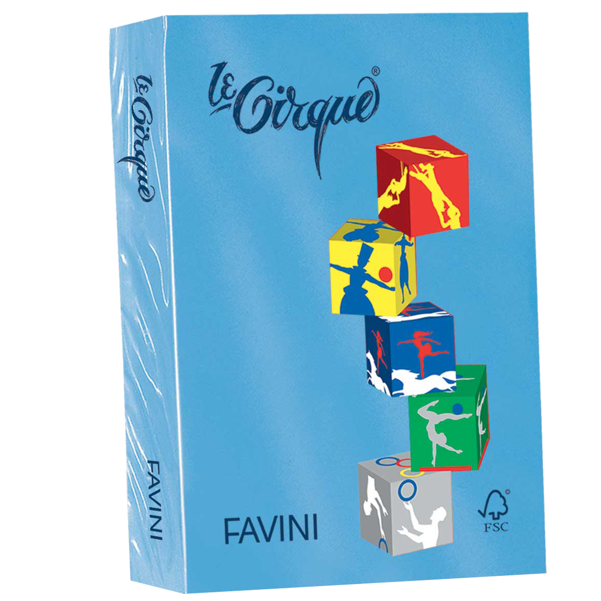 FAVINI HOME-OFFICE BASIC Le Cirque - Blu reale - A3 (297 x 420 mm) - 80 g/m² - 500 fogli carta comune