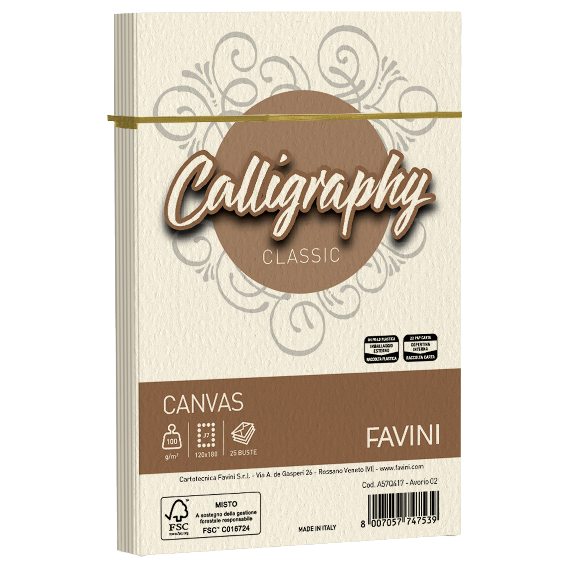 Busta Calligraphy Canvas - 120 x 180 mm …