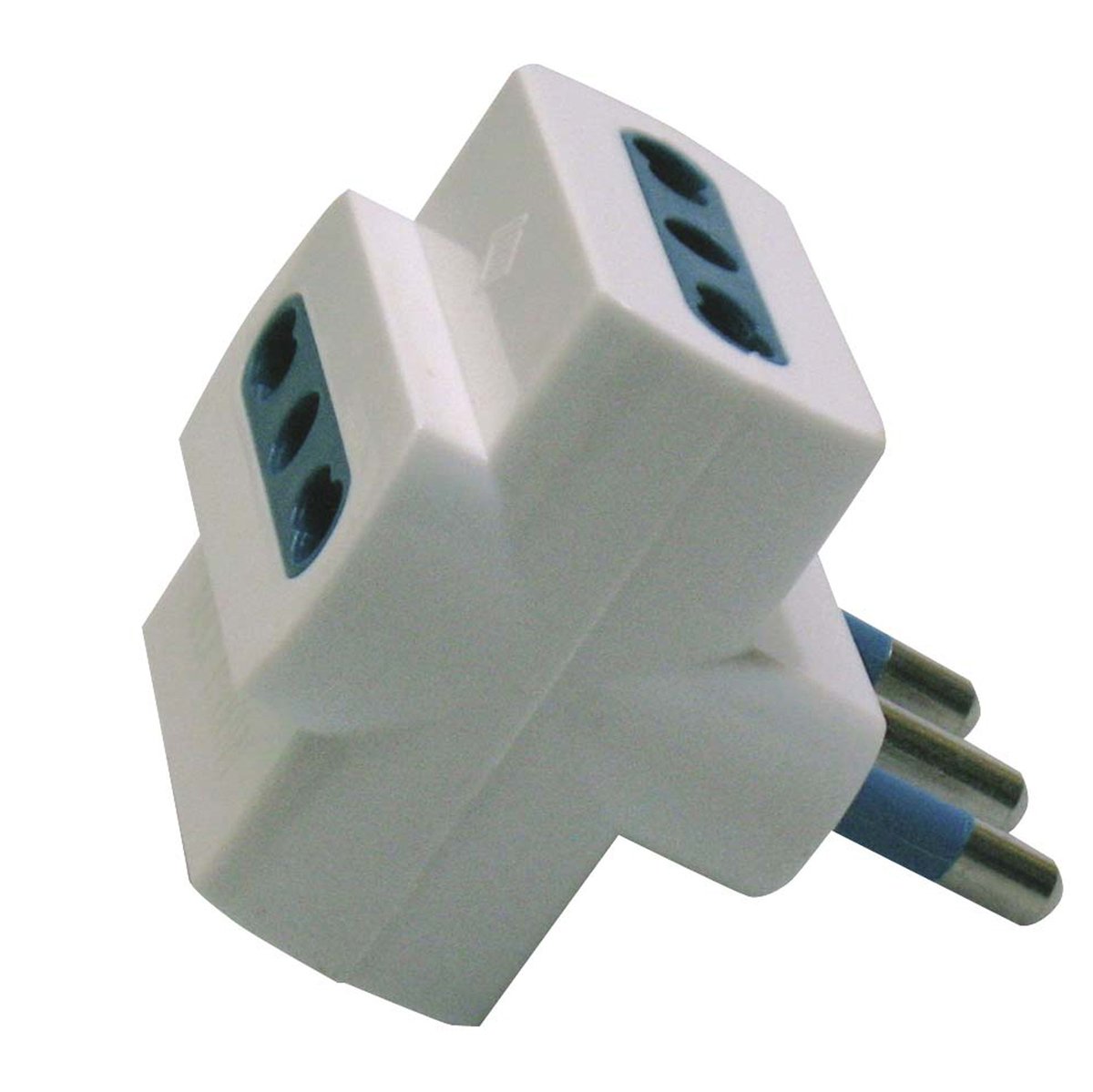 Adattatore triplo con spina 2P+T 16A - 3 …