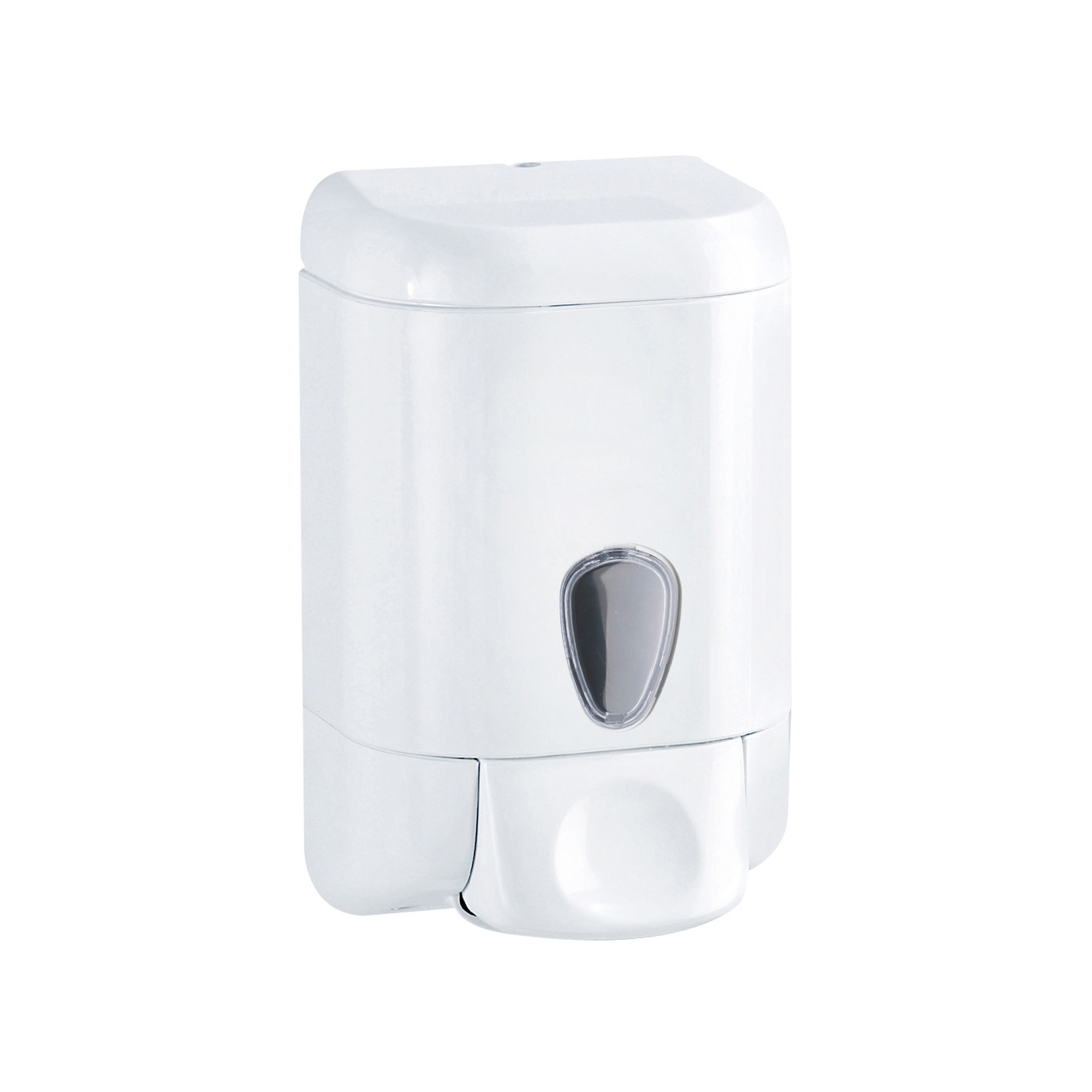 Dispenser sapone Prestige - murale - capacità 1 L - bianco/azzurro trasparente - Mar Plast