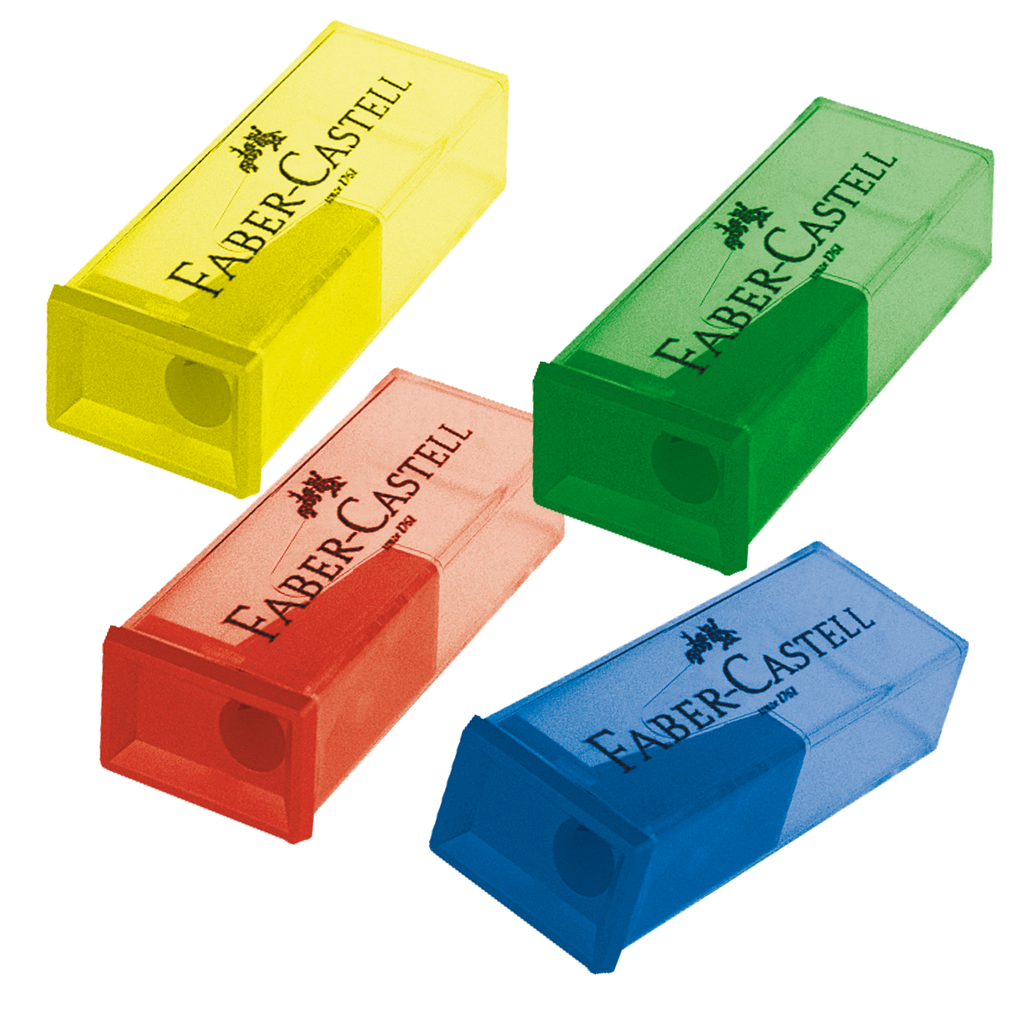 Temperamatite con contenitore - 1 foro - Faber-Castell …
