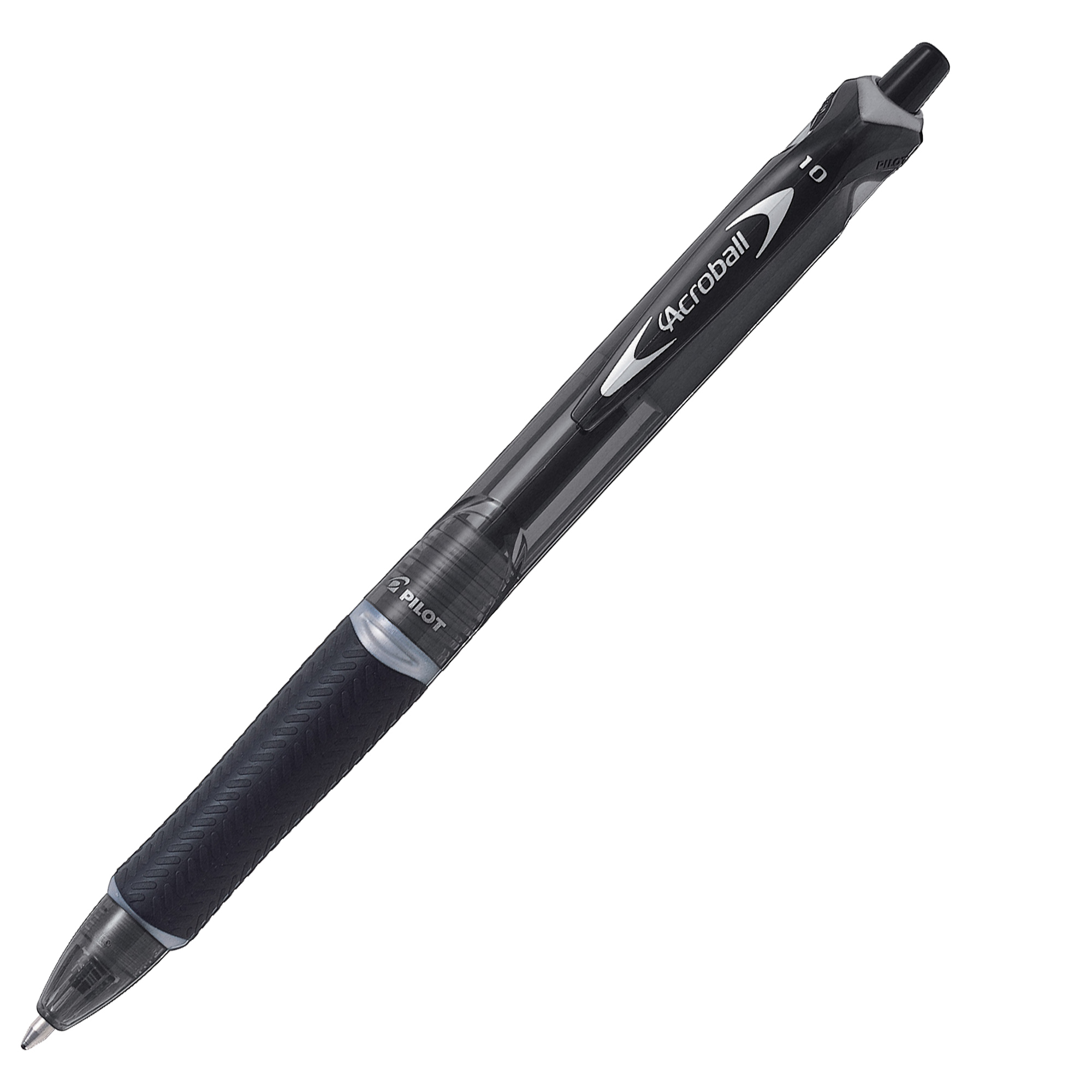 Pilot Acroball Begreen - Penna a sfera - nero - 1 mm - medio - retrattile (pacchetto di 10)