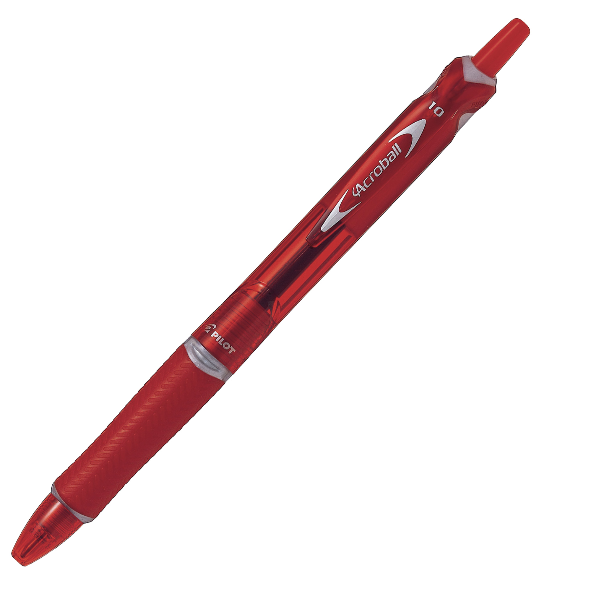 Pilot Acroball Begreen - Penna a sfera - rosso - inchiostro a base olio - 1 mm - medio - retrattile