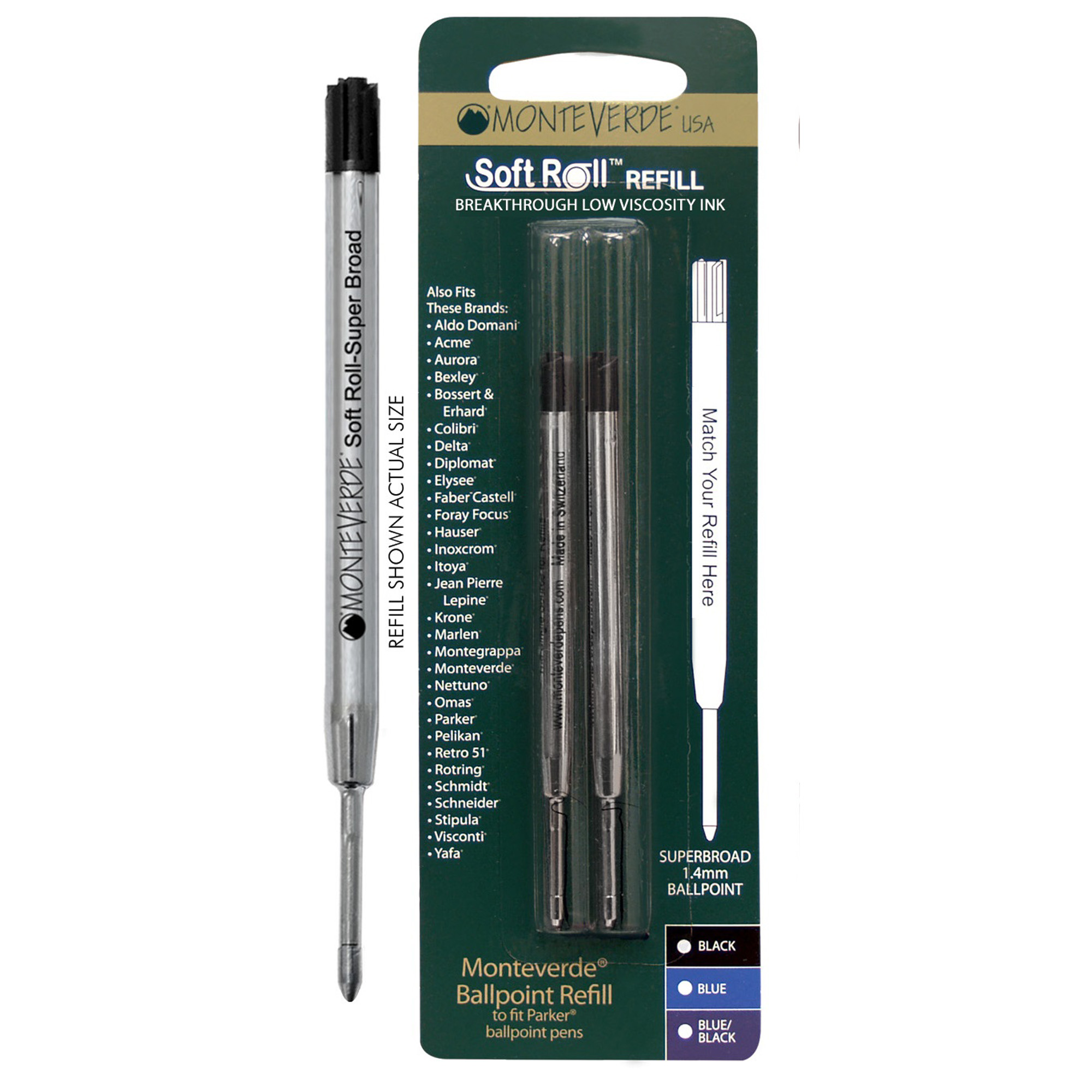 Refill per sfera Parker - punta large - …