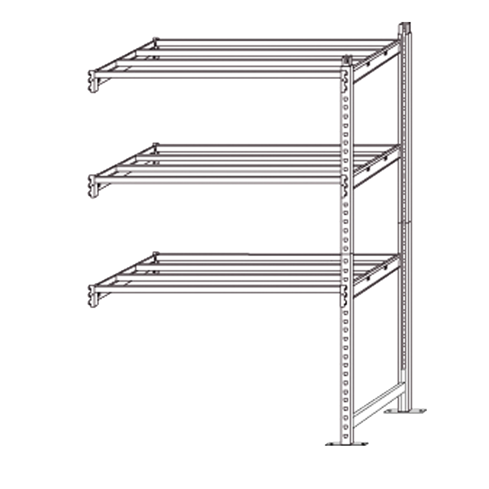 Scaffale Rang'Eco180 - modulo aggiunta - 5 ripiani …